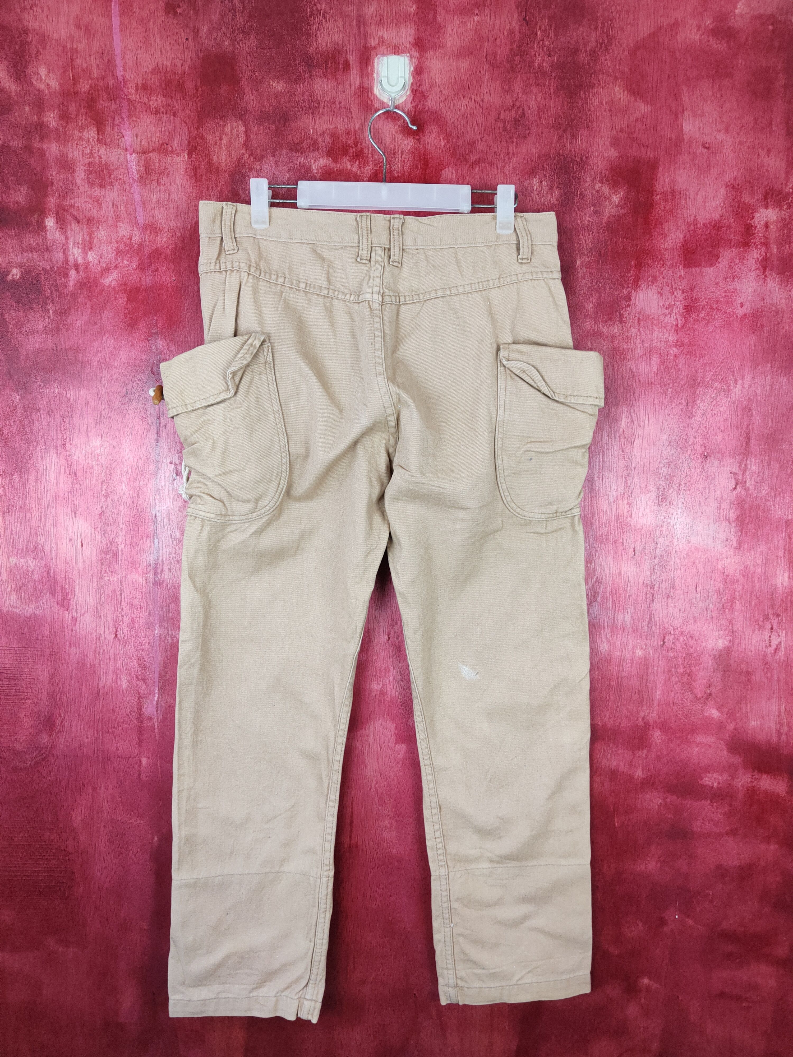 Japanese Brand × Vintage Jungle Storm Brown Multi Pocket Tactical Cargo Pants #S466 Size 31" - 7 Thumbnail