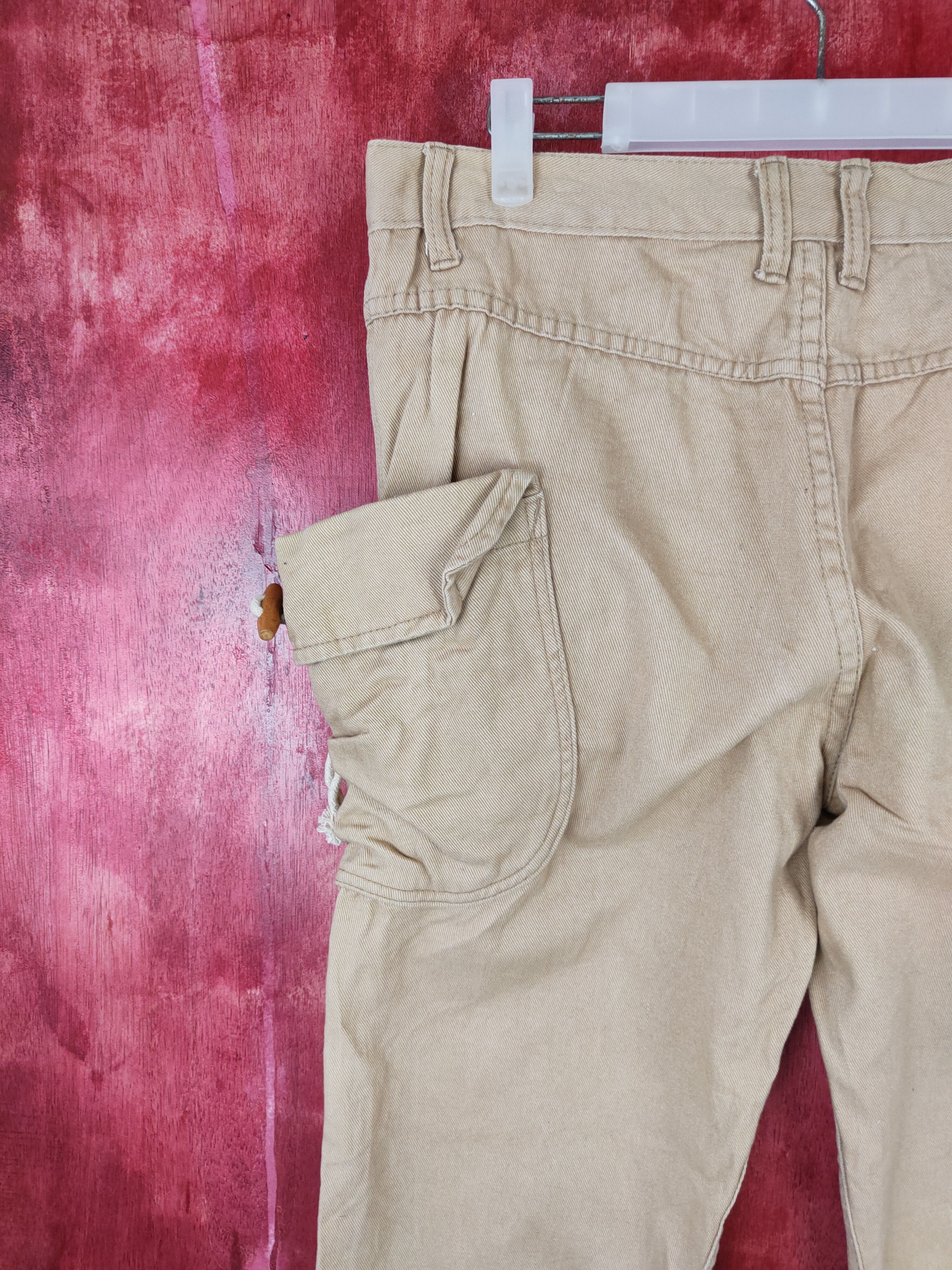 Japanese Brand × Vintage Jungle Storm Brown Multi Pocket Tactical Cargo Pants #S466 Size 31" - 8 Thumbnail