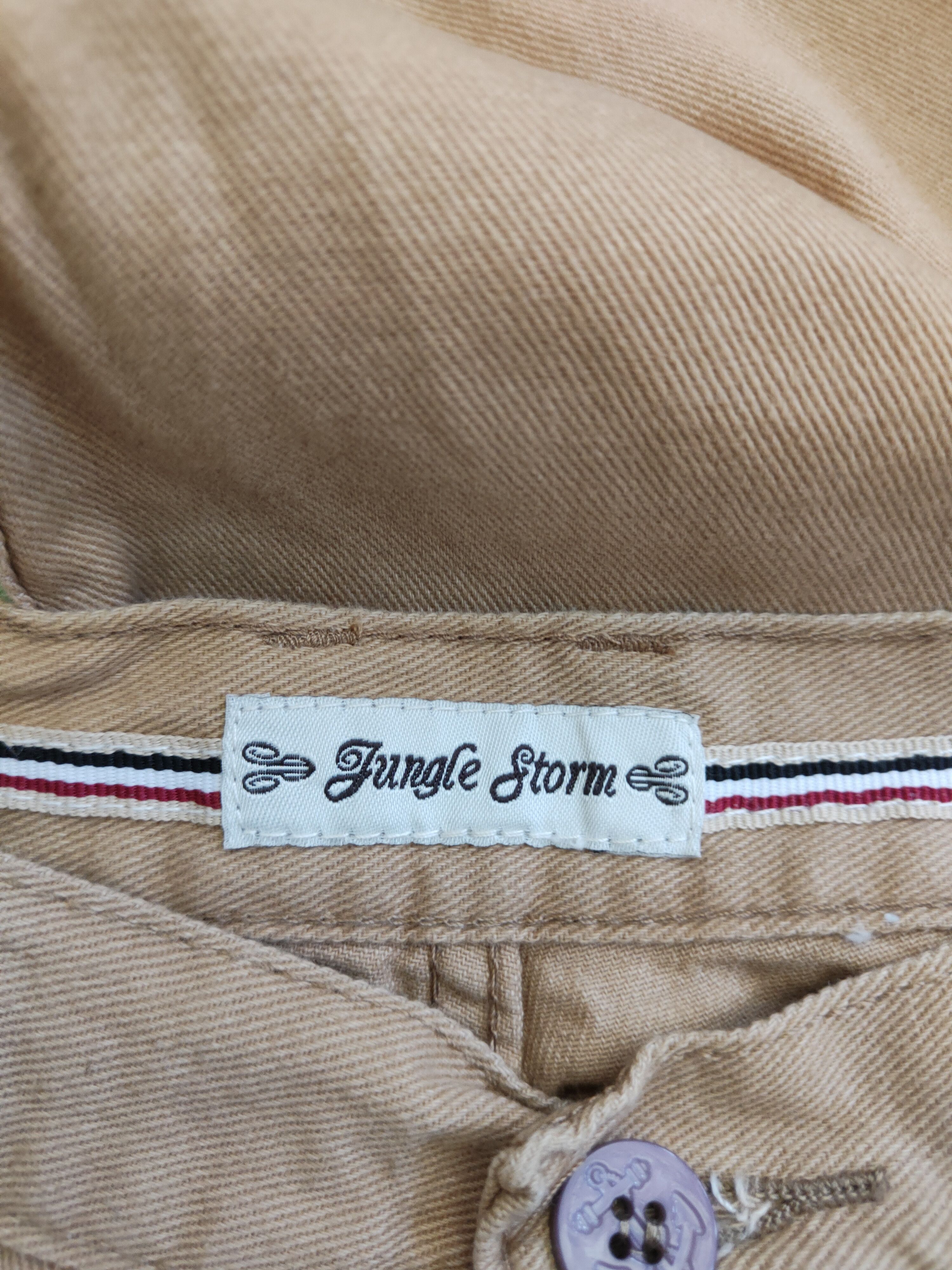Japanese Brand × Vintage Jungle Storm Brown Multi Pocket Tactical Cargo Pants #S466 Size 31" - 13 Thumbnail