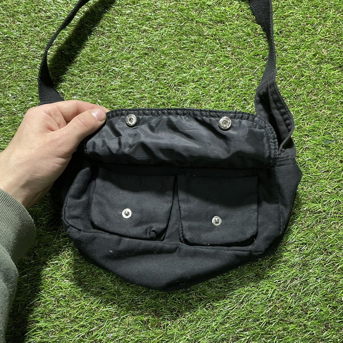 Vintage Vintage Y2K Black Nylon Crossbody Bag Multiple Pockets OS Size ONE SIZE - 4 Thumbnail