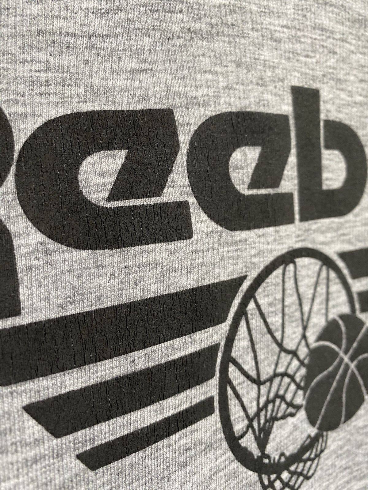Reebok × Vintage Vintage 90s Reebok Basketball Sweatshirt Men’s Grey Oversize Size US XL / EU 56 / 4 - 7 Thumbnail