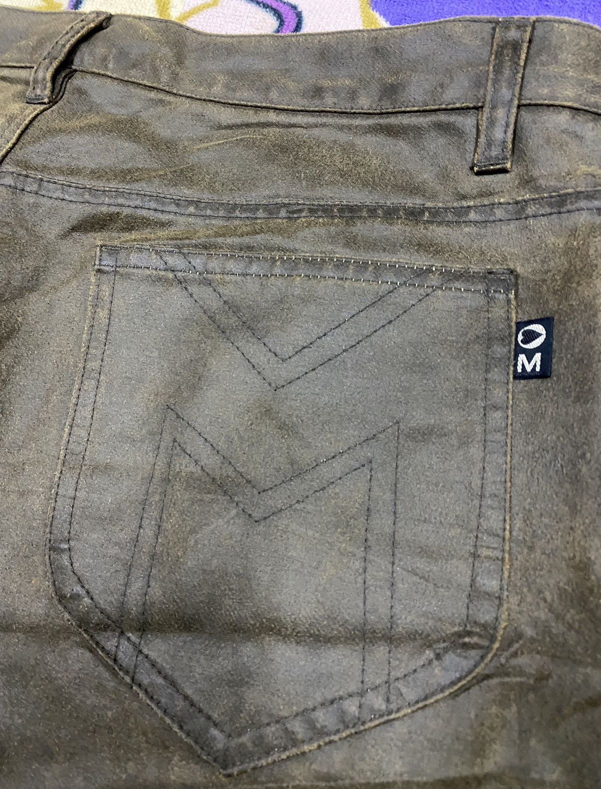 Japanese Brand MORGAN DE TOI HOMME Suede Leather Pants x Rare Size US 30 / EU 46 - 11 Thumbnail