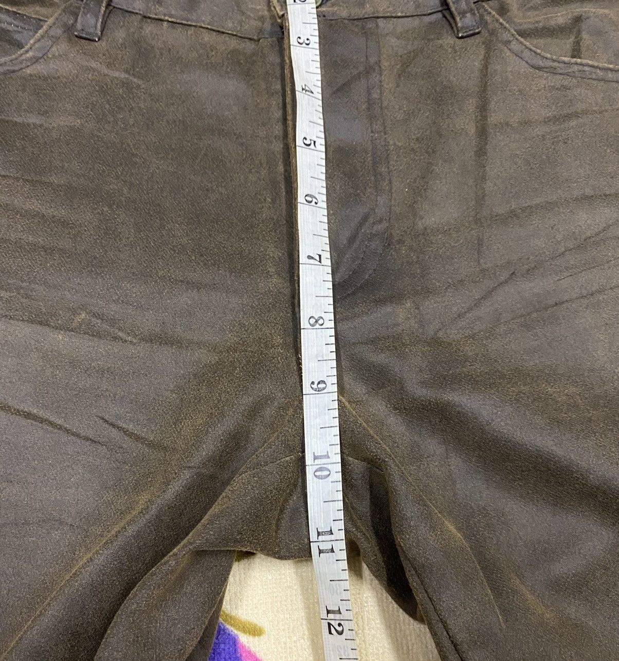 Japanese Brand MORGAN DE TOI HOMME Suede Leather Pants x Rare Size US 30 / EU 46 - 21 Thumbnail