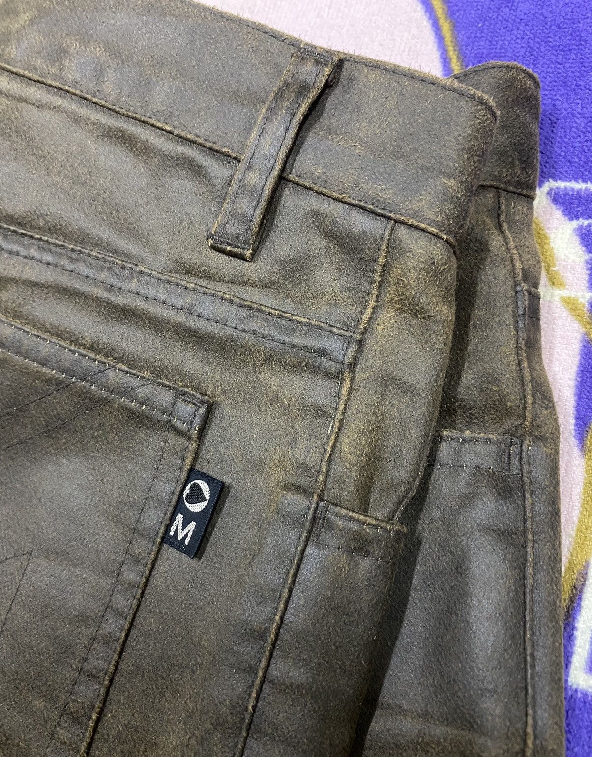 Japanese Brand MORGAN DE TOI HOMME Suede Leather Pants x Rare Size US 30 / EU 46 - 13 Thumbnail