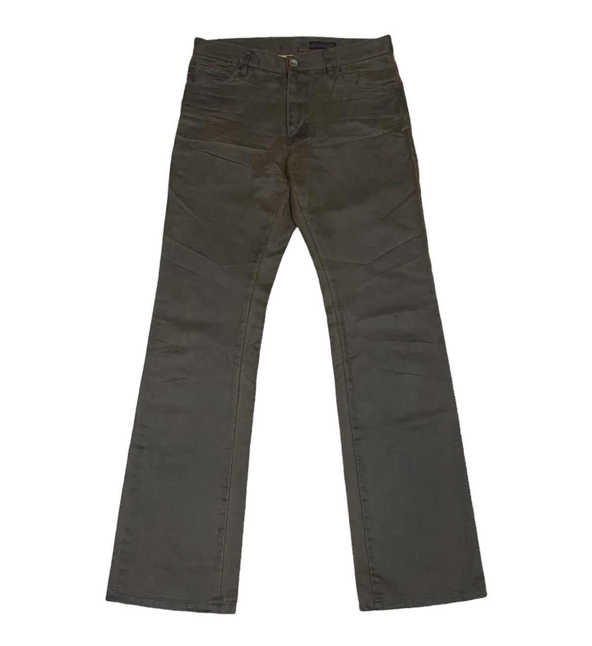 Japanese Brand MORGAN DE TOI HOMME Suede Leather Pants x Rare Size US 30 / EU 46 - 1 Thumbnail