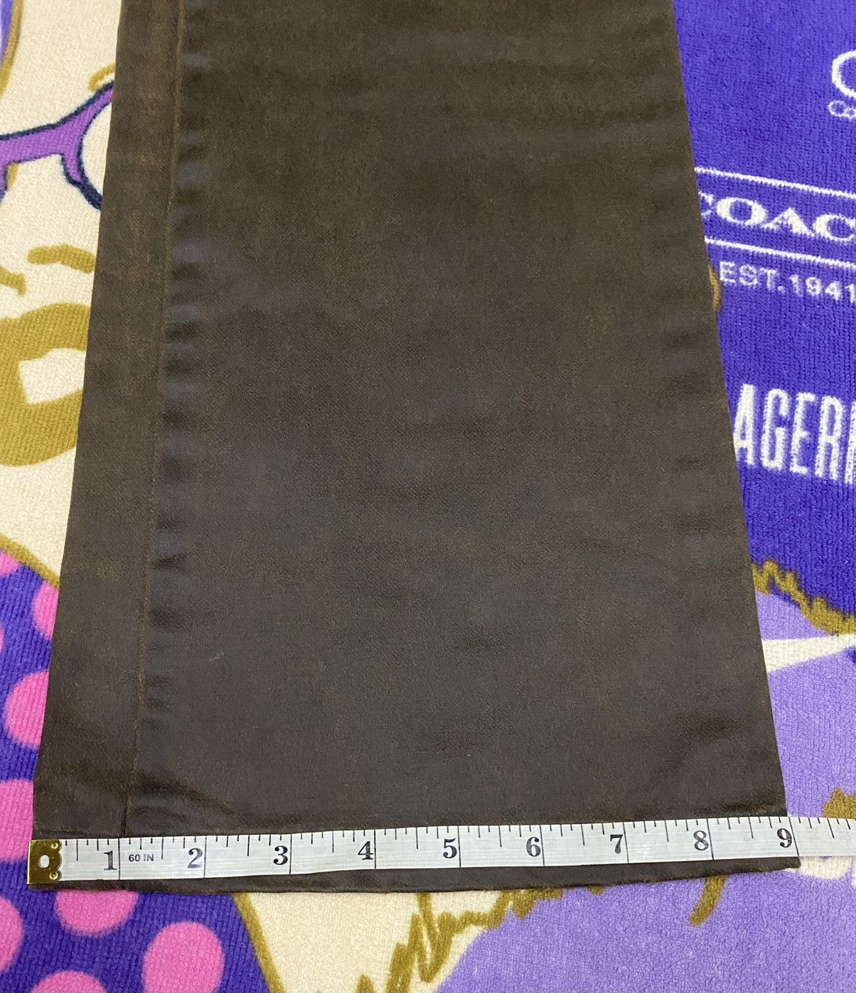 Japanese Brand MORGAN DE TOI HOMME Suede Leather Pants x Rare Size US 30 / EU 46 - 25 Thumbnail