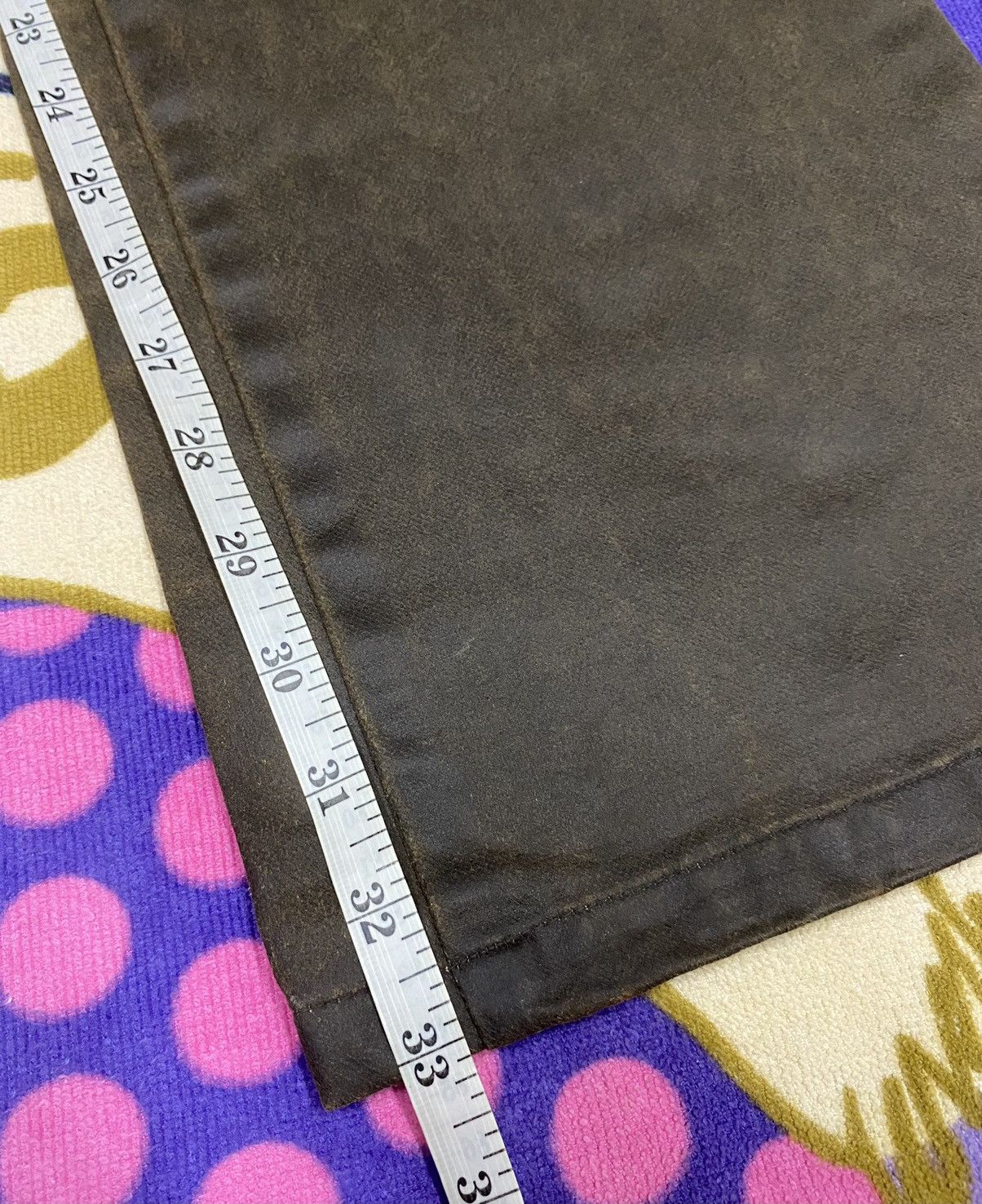 Japanese Brand MORGAN DE TOI HOMME Suede Leather Pants x Rare Size US 30 / EU 46 - 24 Thumbnail