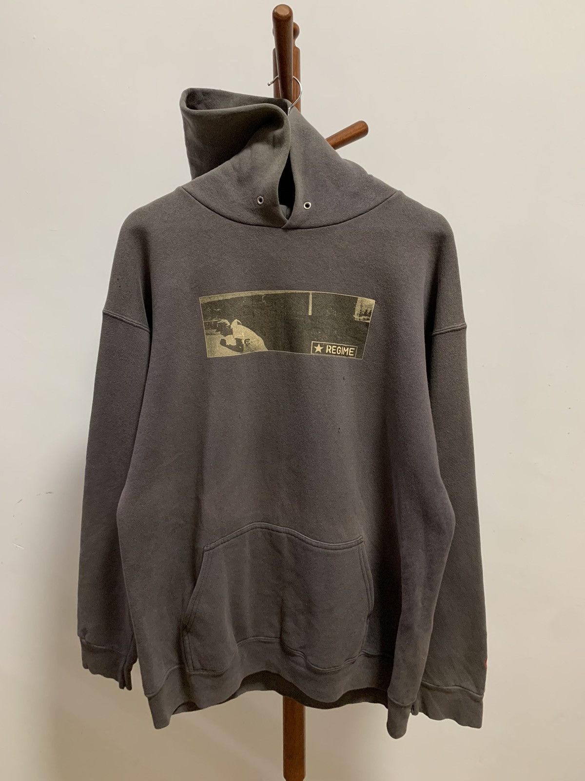 Japanese Brand × Vintage Vintage Regime Hoodie Distressed Size US L / EU 52-54 / 3 - 1 Thumbnail