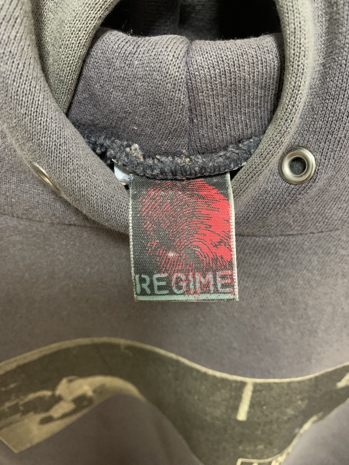 Japanese Brand × Vintage Vintage Regime Hoodie Distressed Size US L / EU 52-54 / 3 - 8 Thumbnail