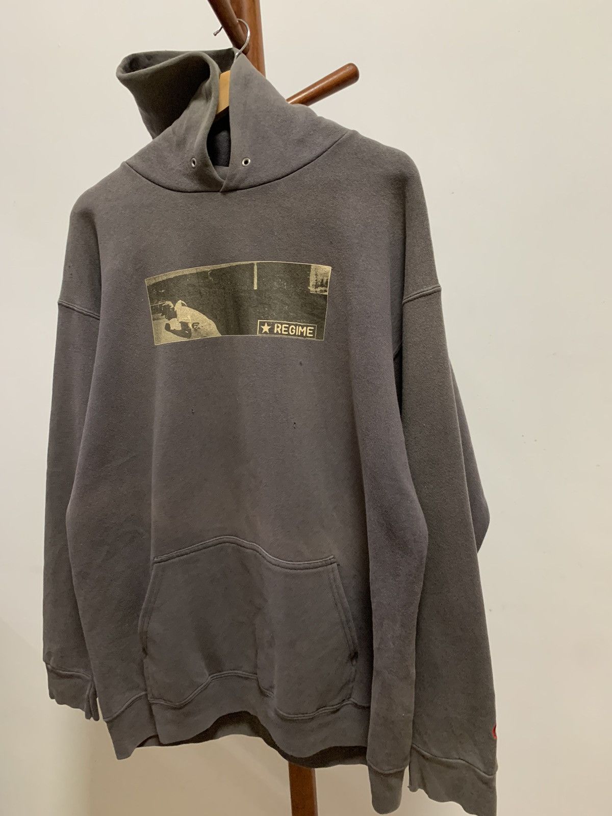 Japanese Brand × Vintage Vintage Regime Hoodie Distressed Size US L / EU 52-54 / 3 - 2 Thumbnail