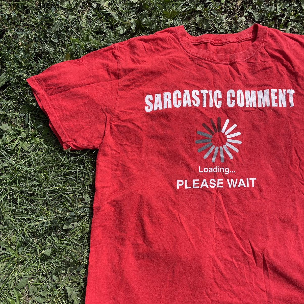 Vintage Vintage Y2K Sun Faded Graphic Tee Sarcastic Streetwear L Size US L / EU 52-54 / 3 - 4 Thumbnail