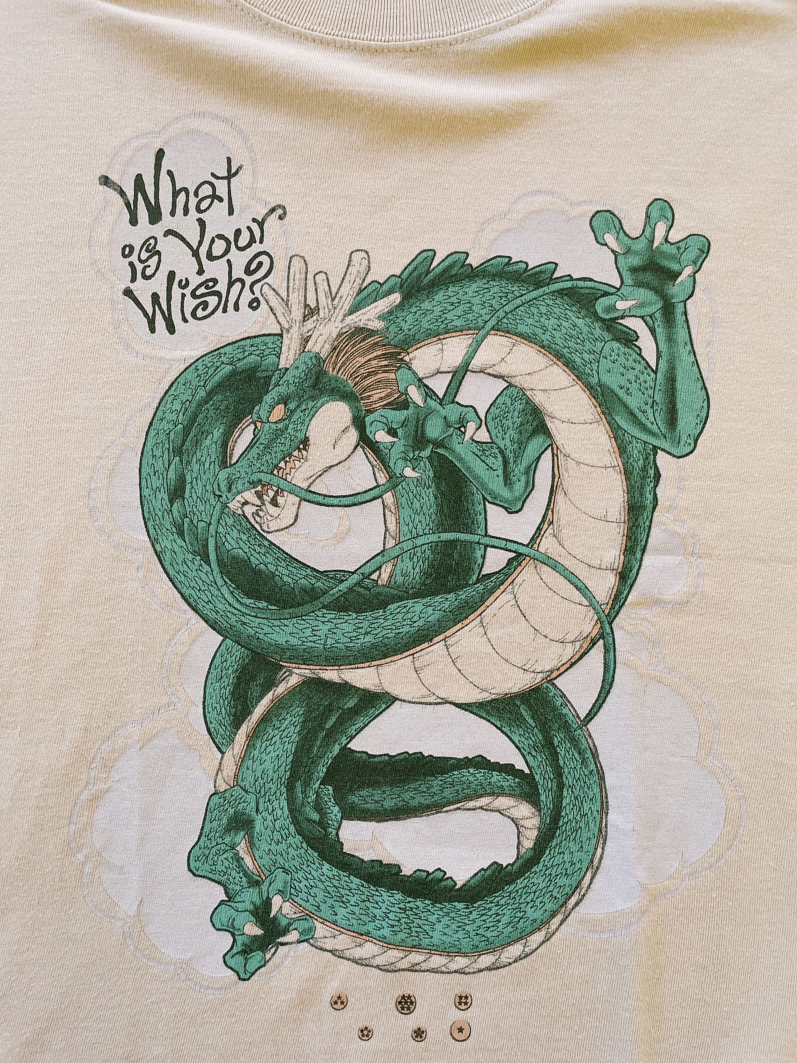 Cartoon Network × Japanese Brand × Vintage Vintage Y2K Dragon Ball Z X COSPA Shenron T-shirt Cream Size US M / EU 48-50 / 2 - 3 Thumbnail