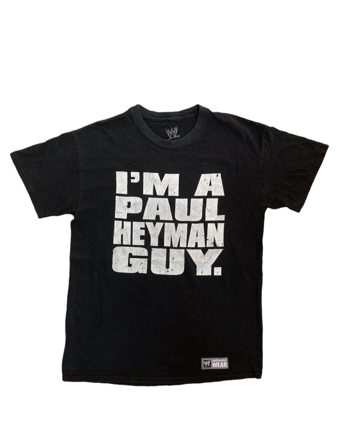 Vintage × WWE I’m A Paul Hey Man Guy WWE sport Wrestling Authentic Wear Size US M / EU 48-50 / 2 - 1 Thumbnail