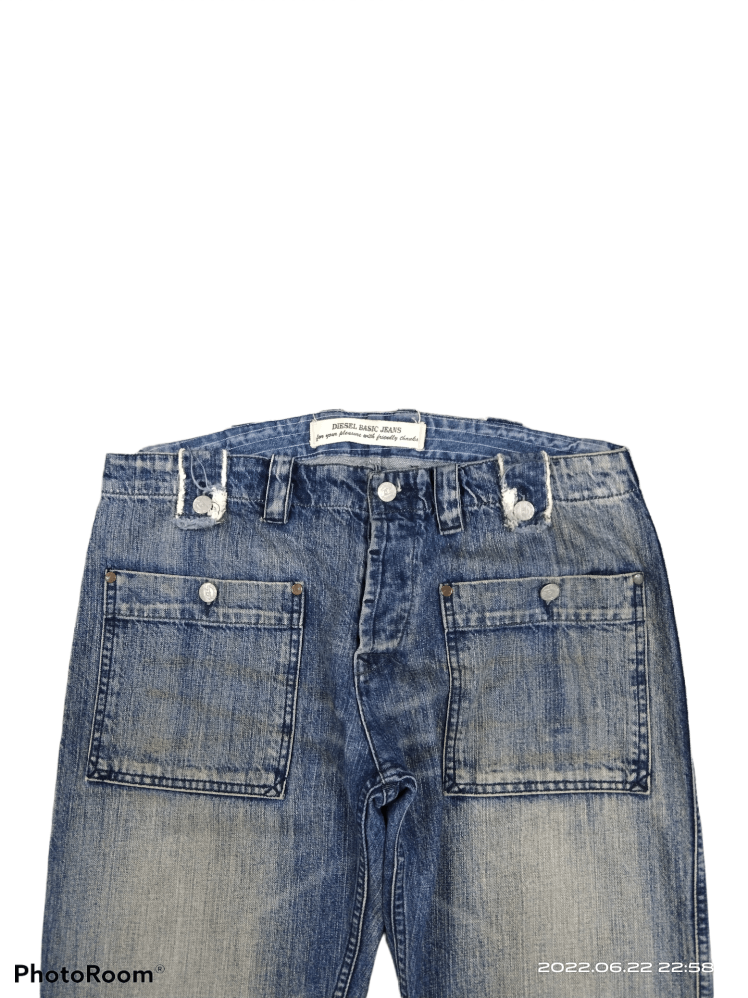 Diesel DISTRESSED BUSHPANTS DIESEL MADE IN ITALY Size US 34 / EU 50 - 3 Thumbnail