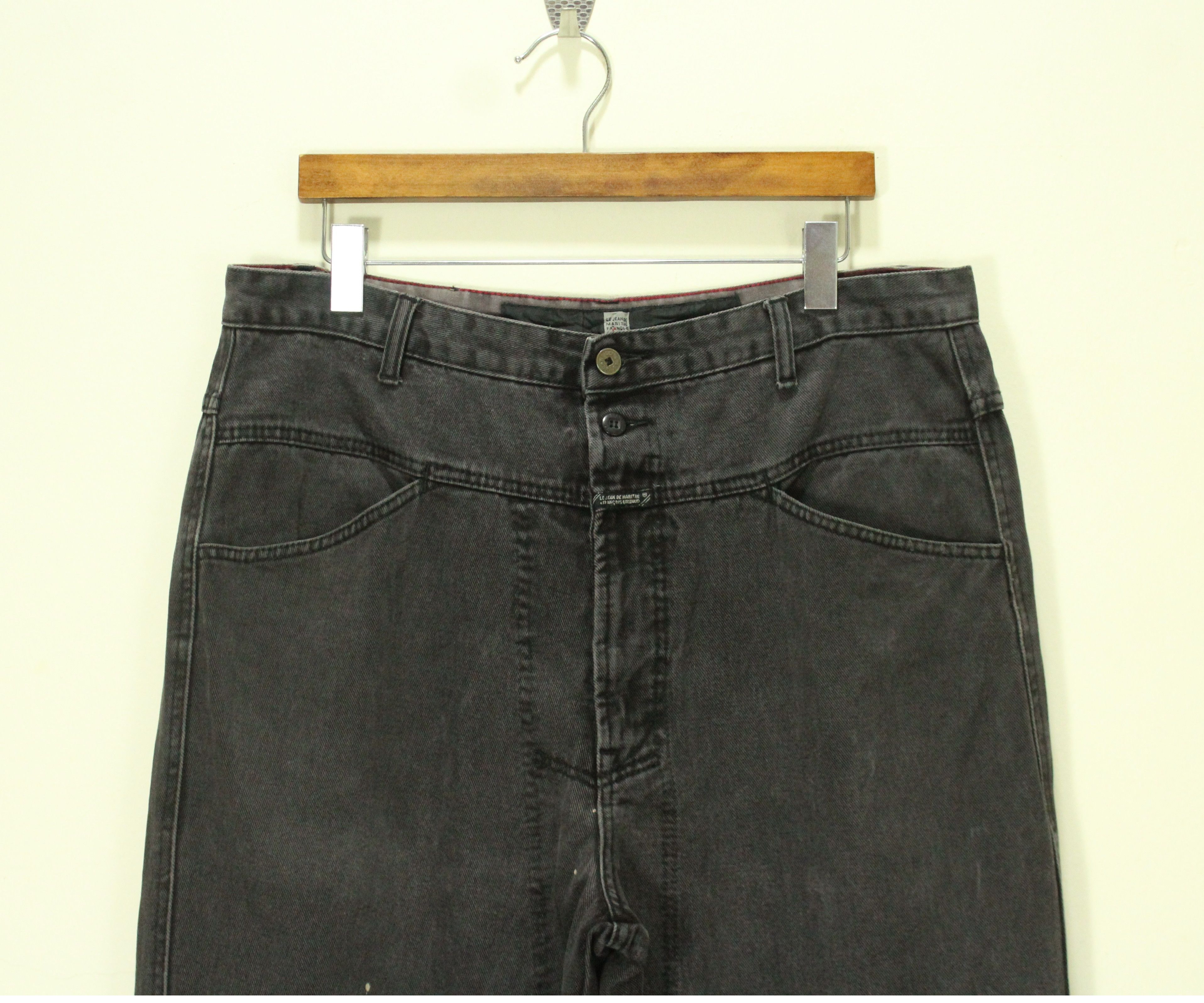 Marithe + Francois Girbaud Vintage MARITHE FRANCOIS GIRBAUD Denim Baggy Distressed Size US 36 / EU 52 - 8 Thumbnail