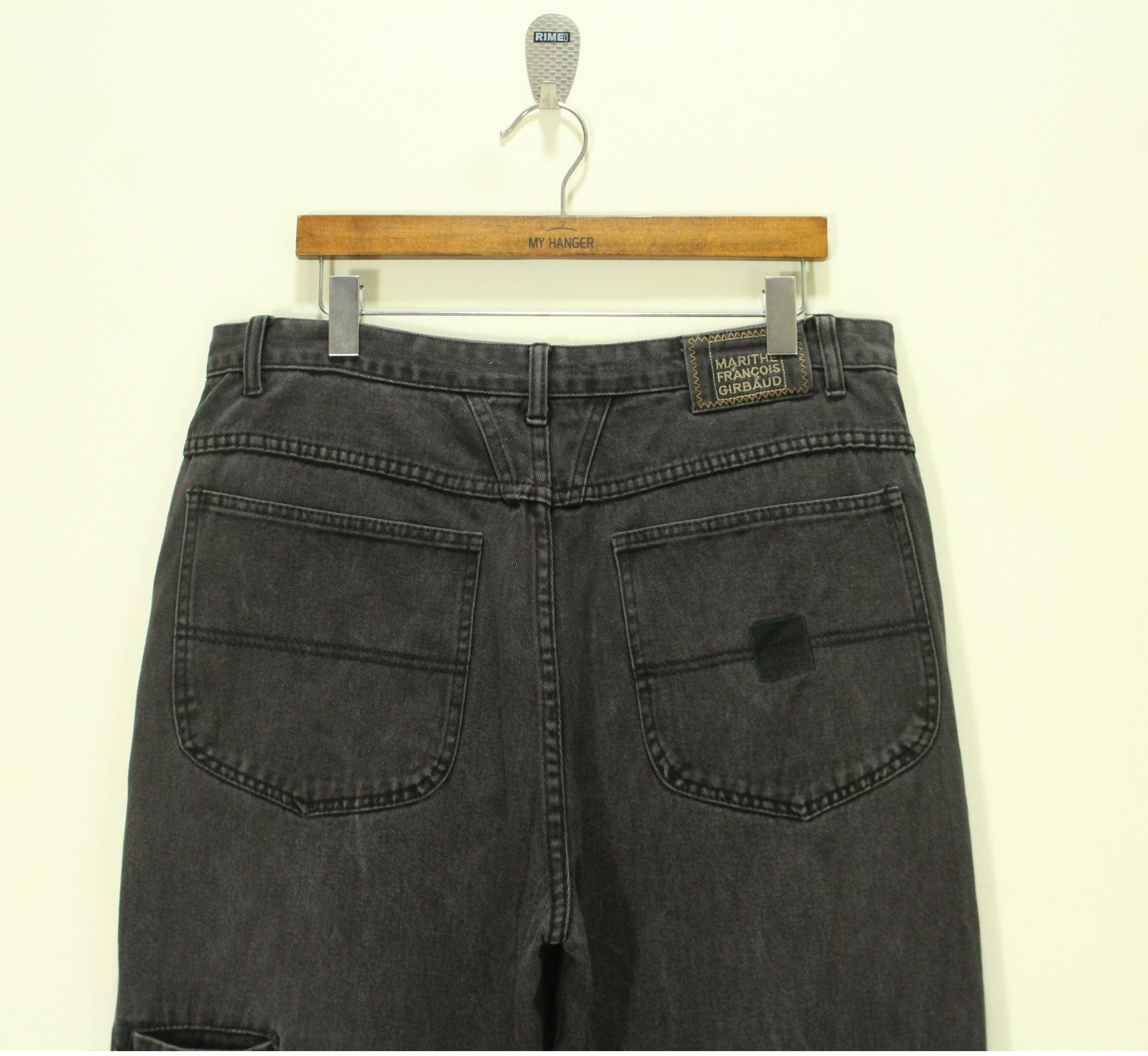 Marithe + Francois Girbaud Vintage MARITHE FRANCOIS GIRBAUD Denim Baggy Distressed Size US 36 / EU 52 - 2 Thumbnail