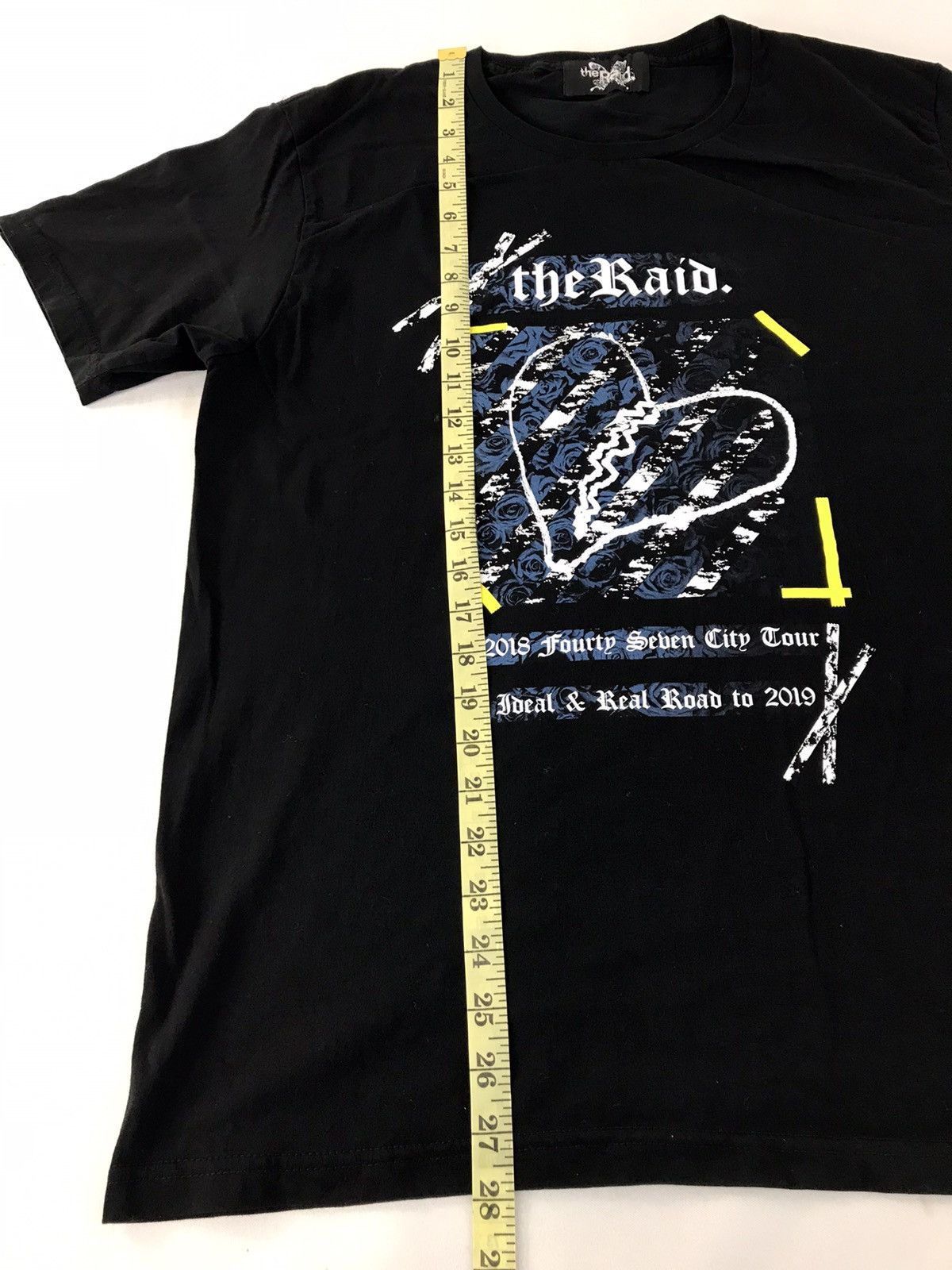 Japanese Brand × Vintage The Raid Oneman Tour 2019 Japanese Band T-shirt Tape Logo Size US L / EU 52-54 / 3 - 8 Thumbnail