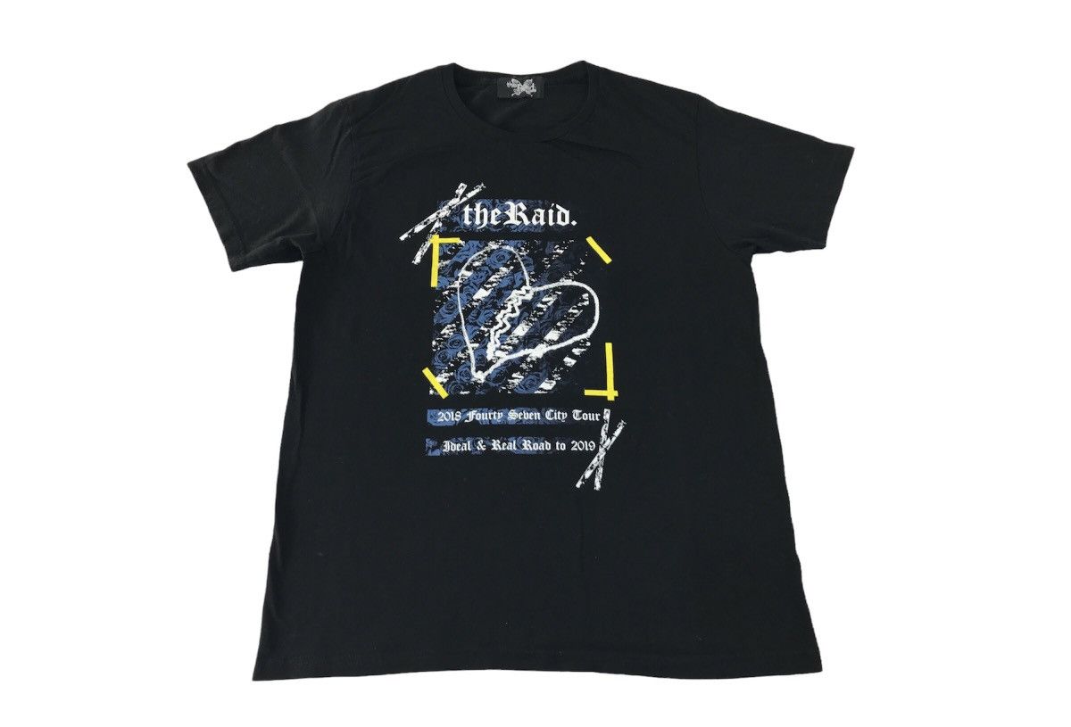 The Raid Oneman Tour 2019 Japanese Band T-shirt Tape Logo