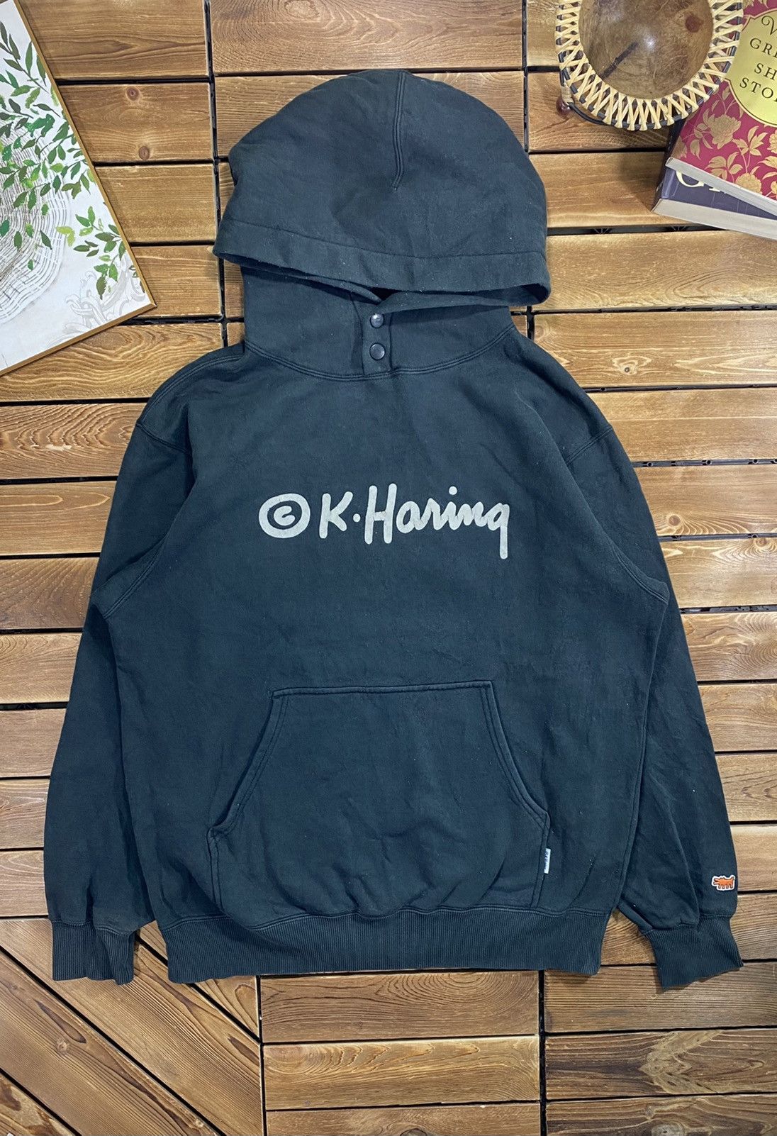 Keith Haring × Vintage Vintage Keith Haring Big Logo Spell Out Patch Size M Size US M / EU 48-50 / 2 - 2 Thumbnail
