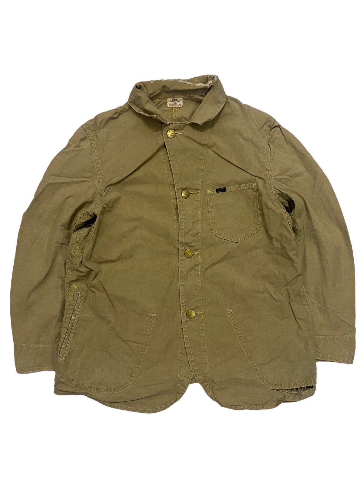 Lee × Vintage 70s🔥 Lee Union Made Overshirt Work Jacket Size US M / EU 48-50 / 2 - 1 Thumbnail