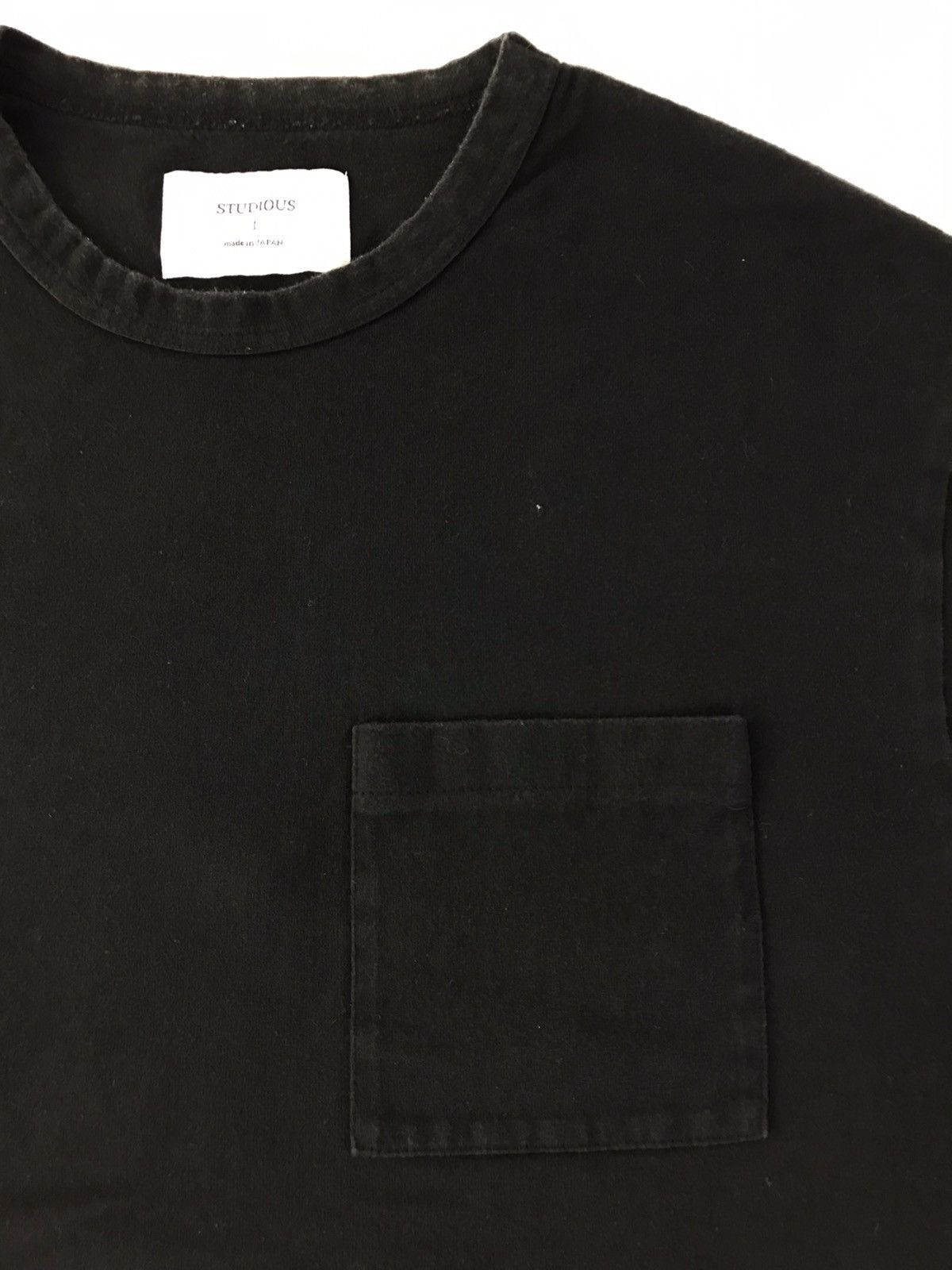 STUDIOUS × Yohji Yamamoto Studious Minimalist Single Pocket Unisex Tee Designer Japan Size US S / EU 44-46 / 1 - 2 Thumbnail