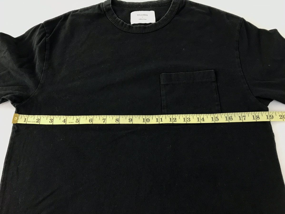 STUDIOUS × Yohji Yamamoto Studious Minimalist Single Pocket Unisex Tee Designer Japan Size US S / EU 44-46 / 1 - 7 Thumbnail