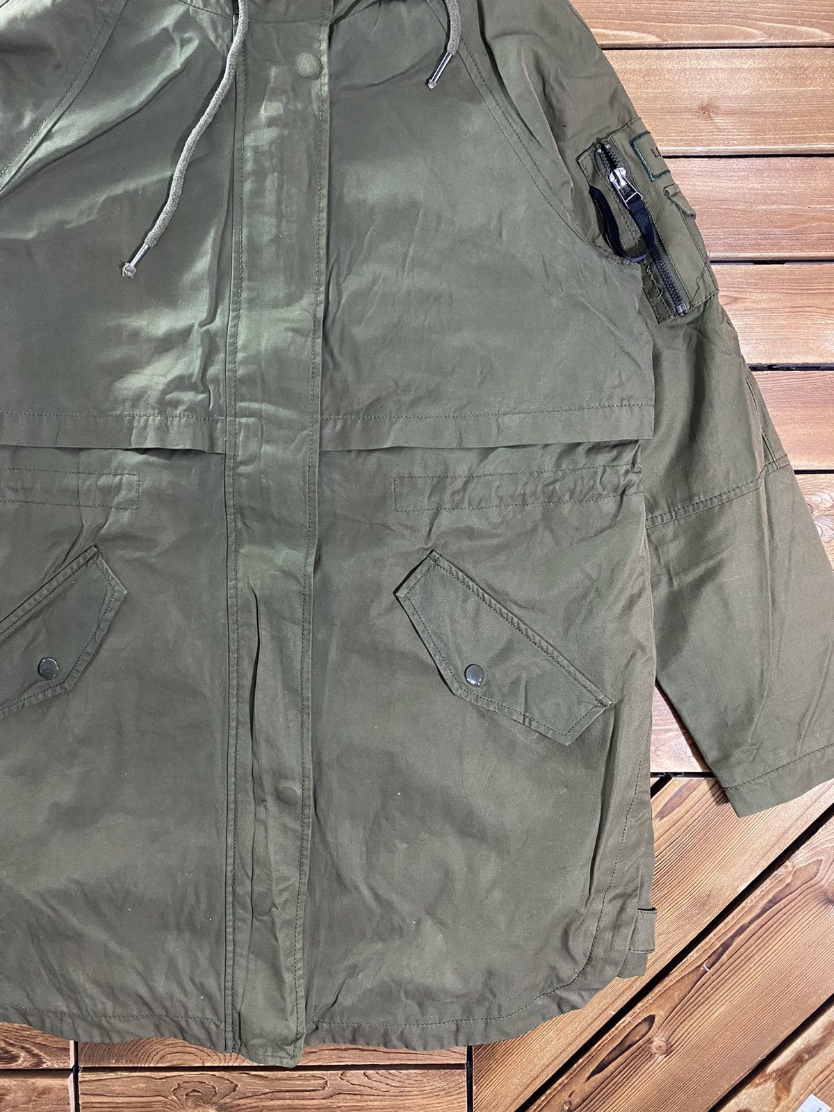 Japanese Brand × Vintage Vintage Japanese Brand Military Design Parka Long Jacket M Size US M / EU 48-50 / 2 - 3 Thumbnail