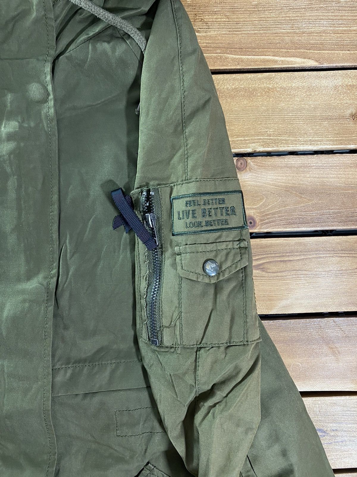 Japanese Brand × Vintage Vintage Japanese Brand Military Design Parka Long Jacket M Size US M / EU 48-50 / 2 - 4 Thumbnail