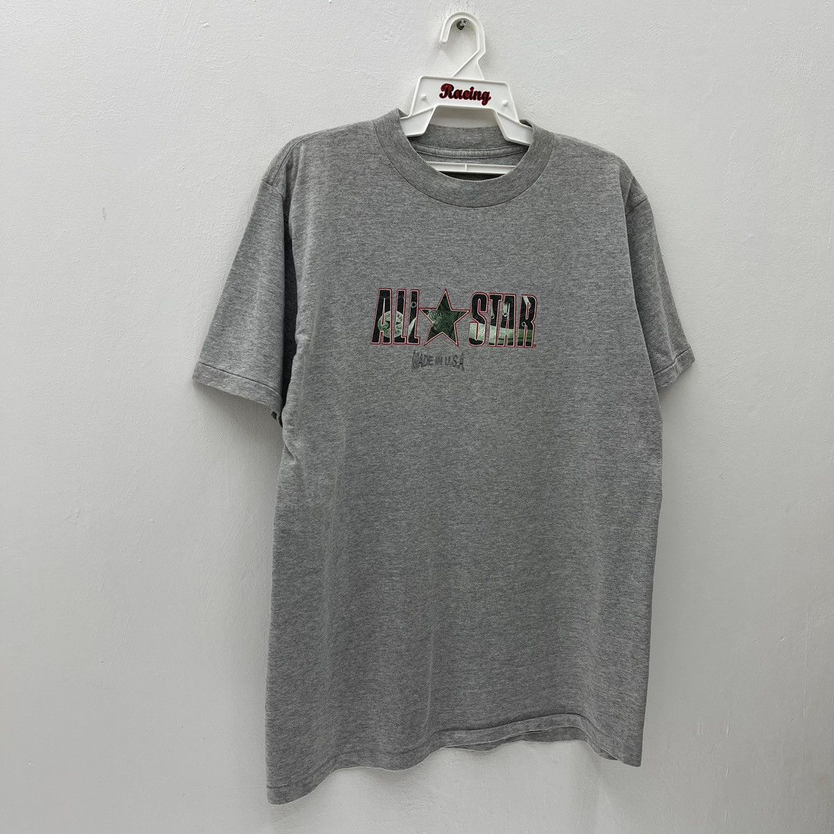 Converse × Vintage Converse All Star Vintage 90s T-Shirt Single Stitch Size US L / EU 52-54 / 3 - 1 Thumbnail