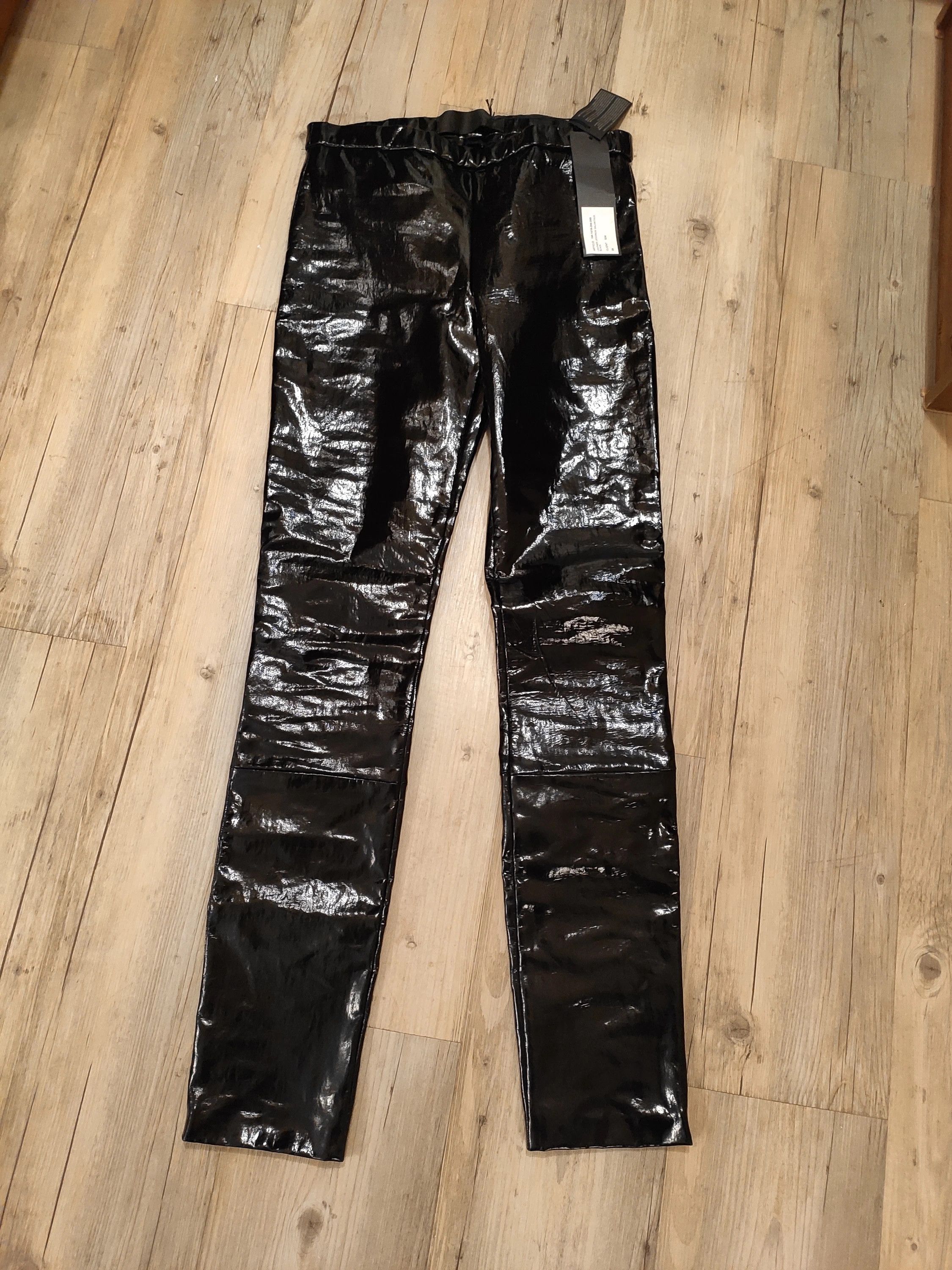 Haider Ackermann NEW! Galathus leather leggings.Like Rick Owens or Devoa Size 26" / US 2 / IT 38 - 2 Thumbnail