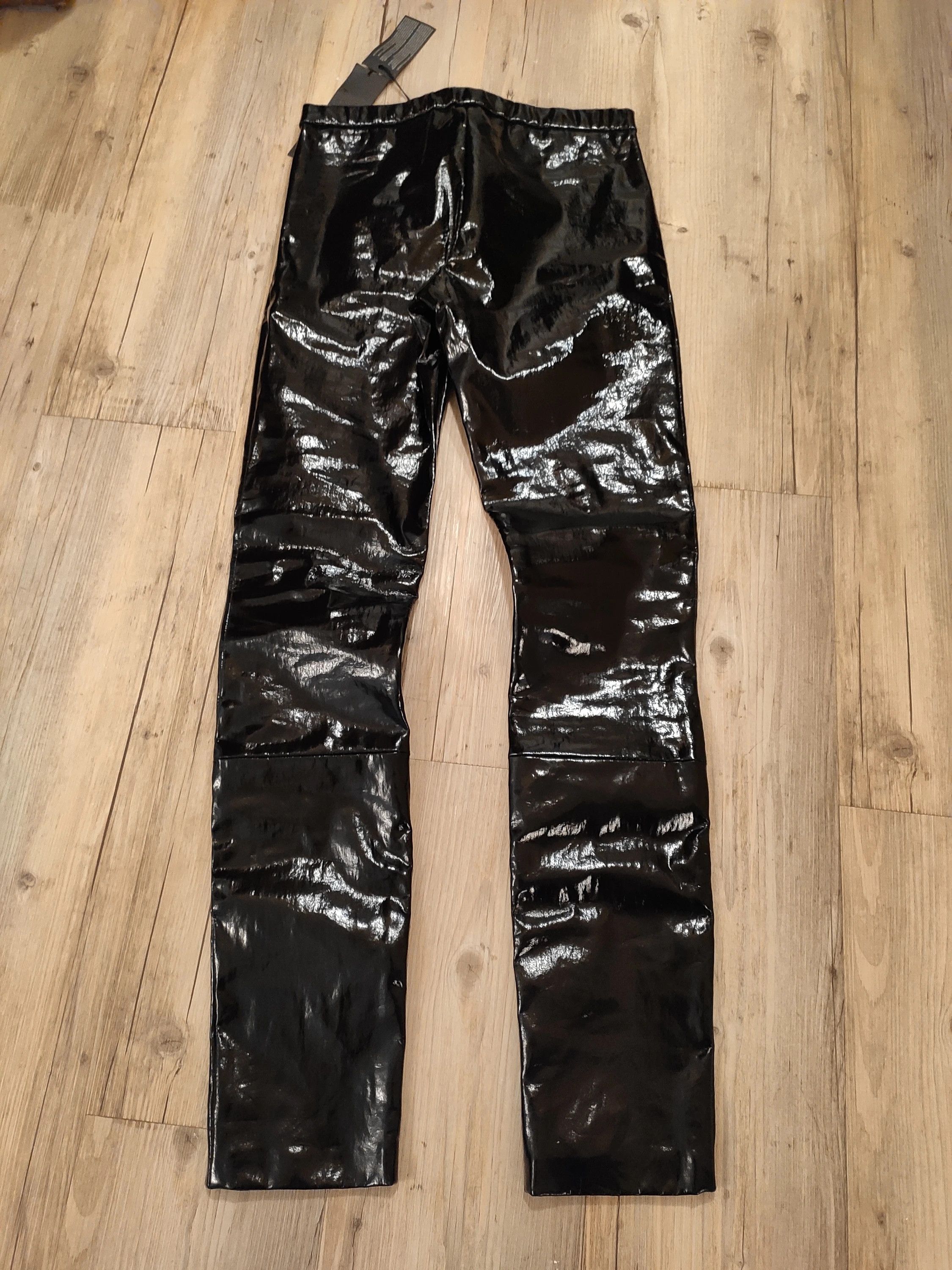 Haider Ackermann NEW! Galathus leather leggings.Like Rick Owens or Devoa Size 26" / US 2 / IT 38 - 4 Thumbnail