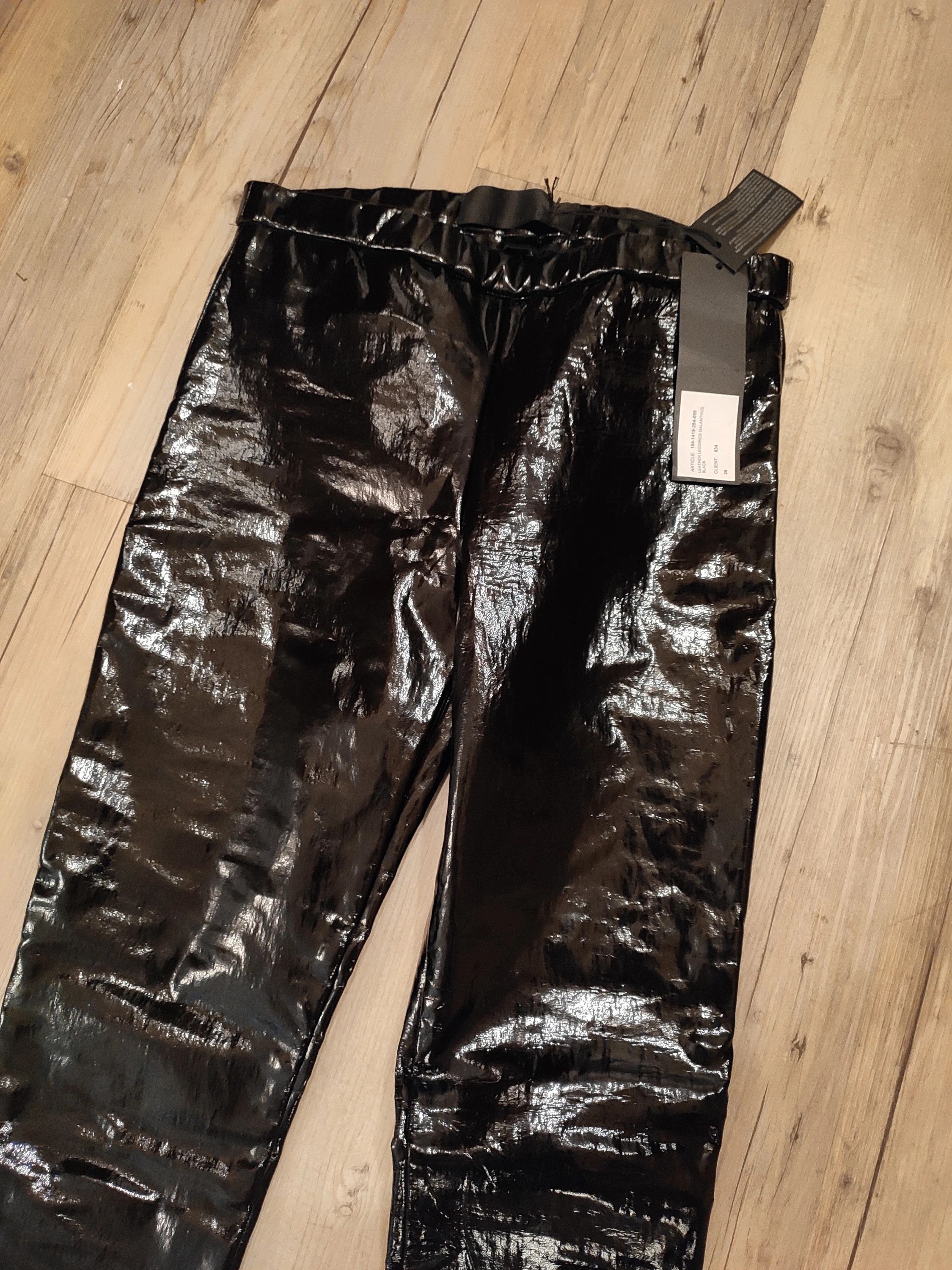 Haider Ackermann NEW! Galathus leather leggings.Like Rick Owens or Devoa Size 26" / US 2 / IT 38 - 3 Thumbnail