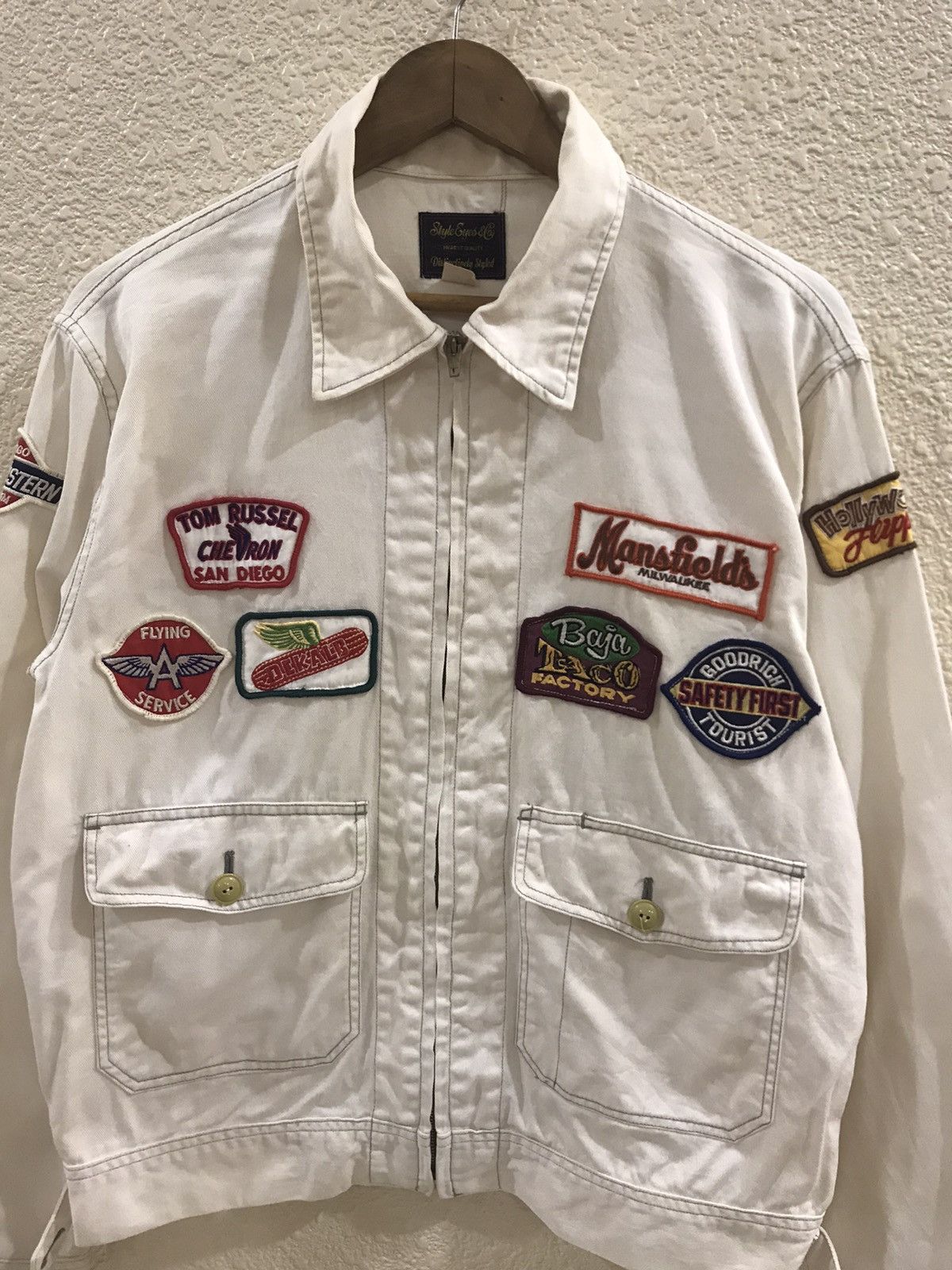 Vintage ✨Style Eyes & Co zipper worker jacket Size US M / EU 48-50 / 2 - 6 Thumbnail