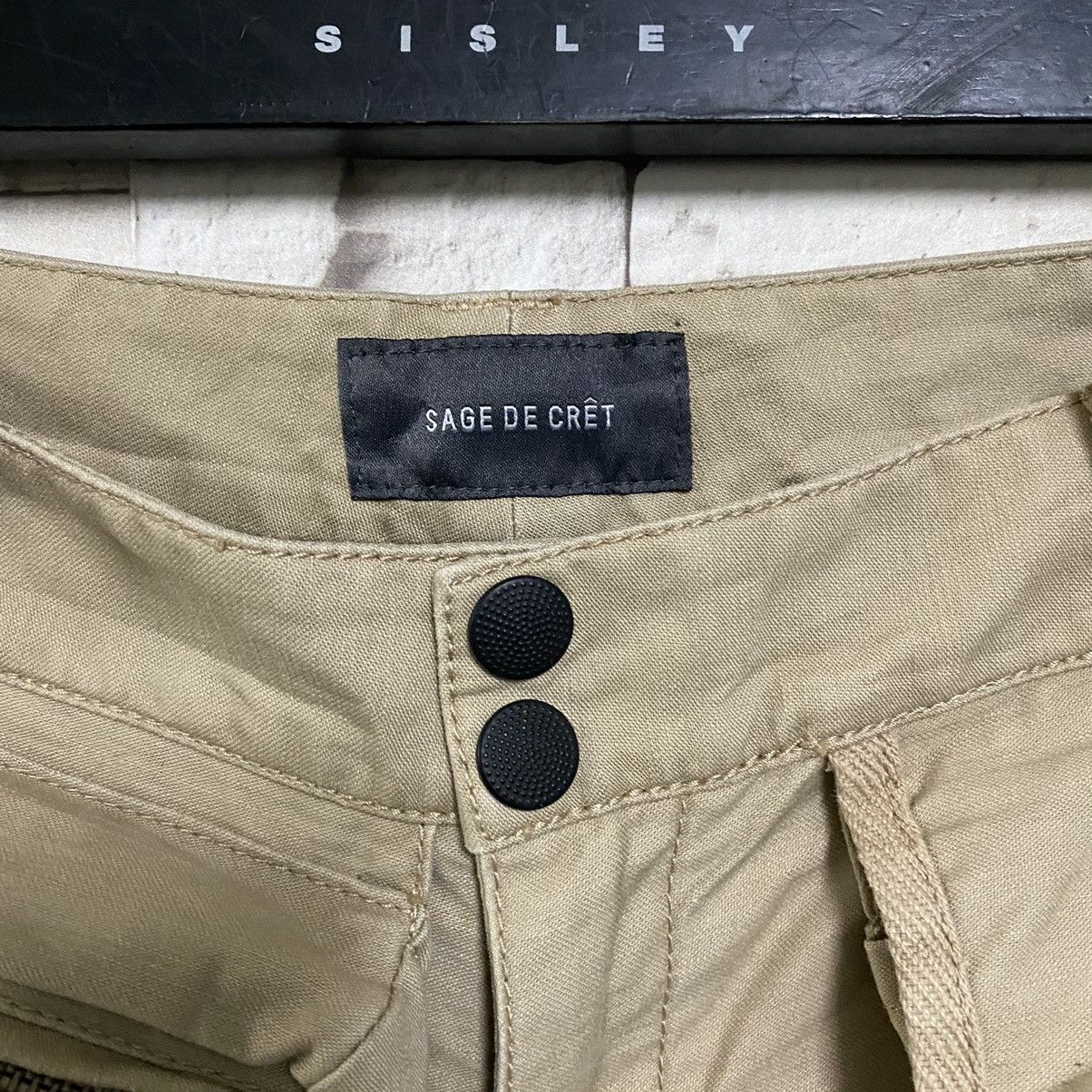 Sage De Cret SAGE DE CRET Tactical Cargo Pocket Pants Size US 34 / EU 50 - 10 Thumbnail