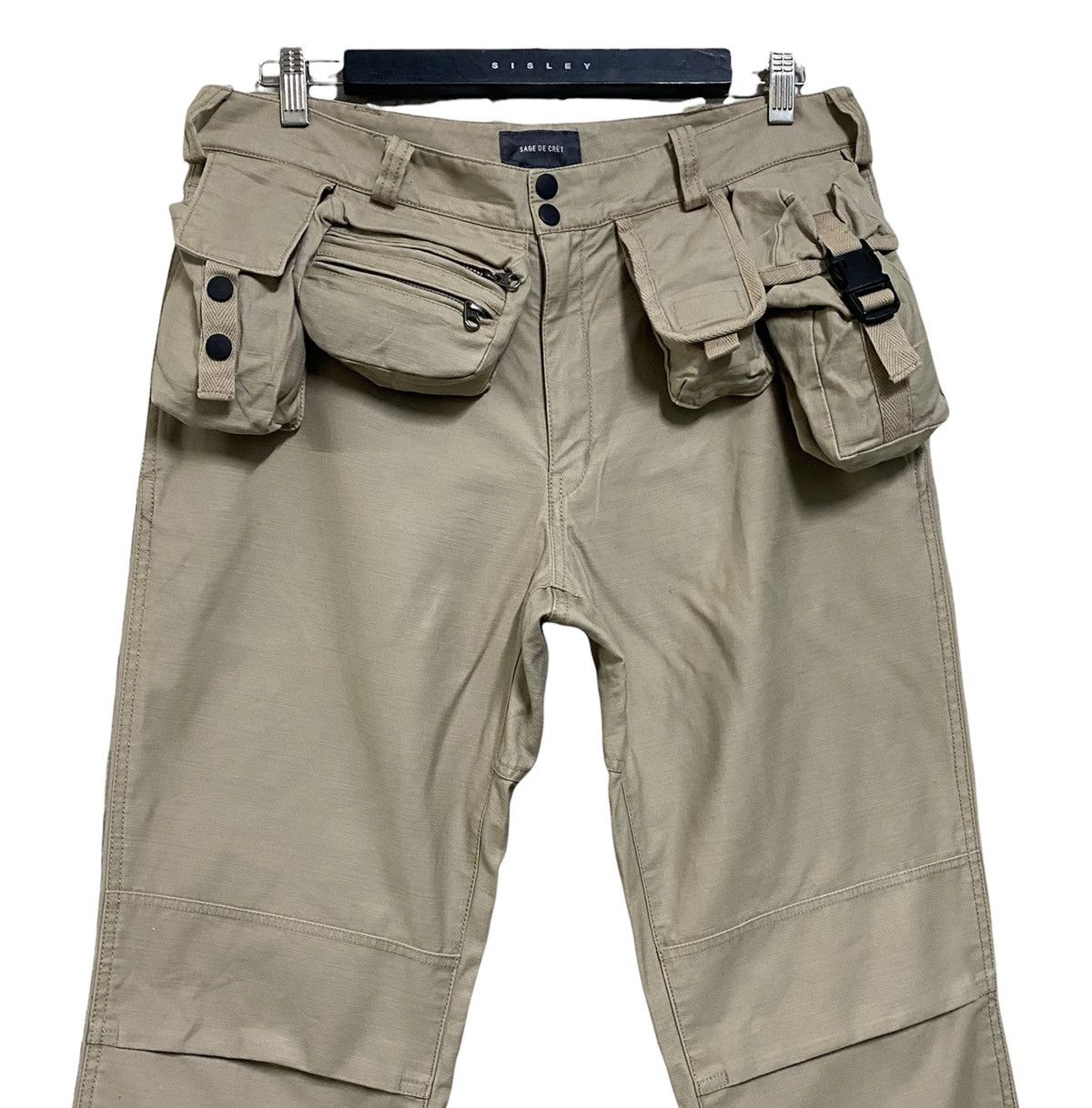 Sage De Cret SAGE DE CRET Tactical Cargo Pocket Pants Size US 34 / EU 50 - 3 Thumbnail