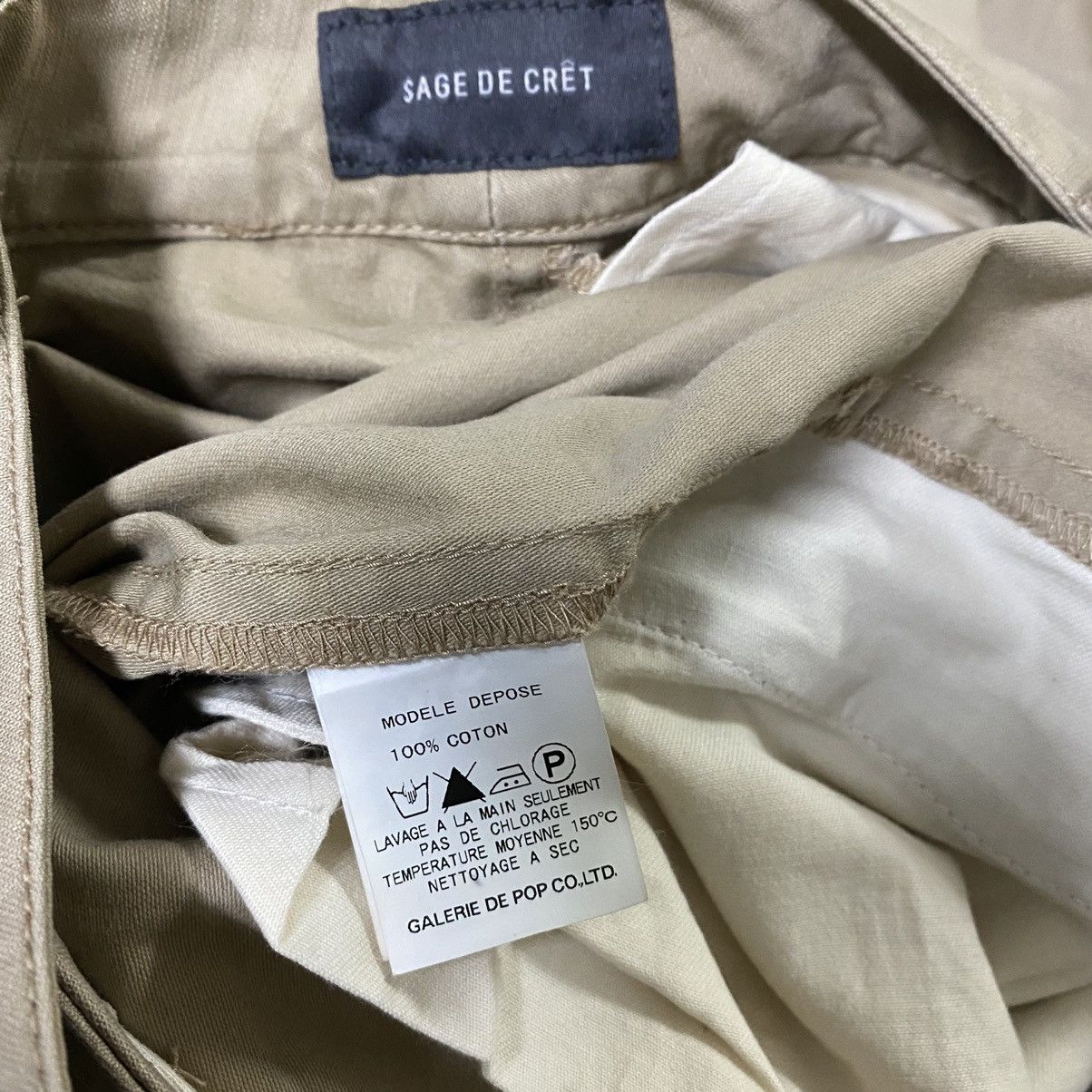 Sage De Cret SAGE DE CRET Tactical Cargo Pocket Pants Size US 34 / EU 50 - 17 Thumbnail