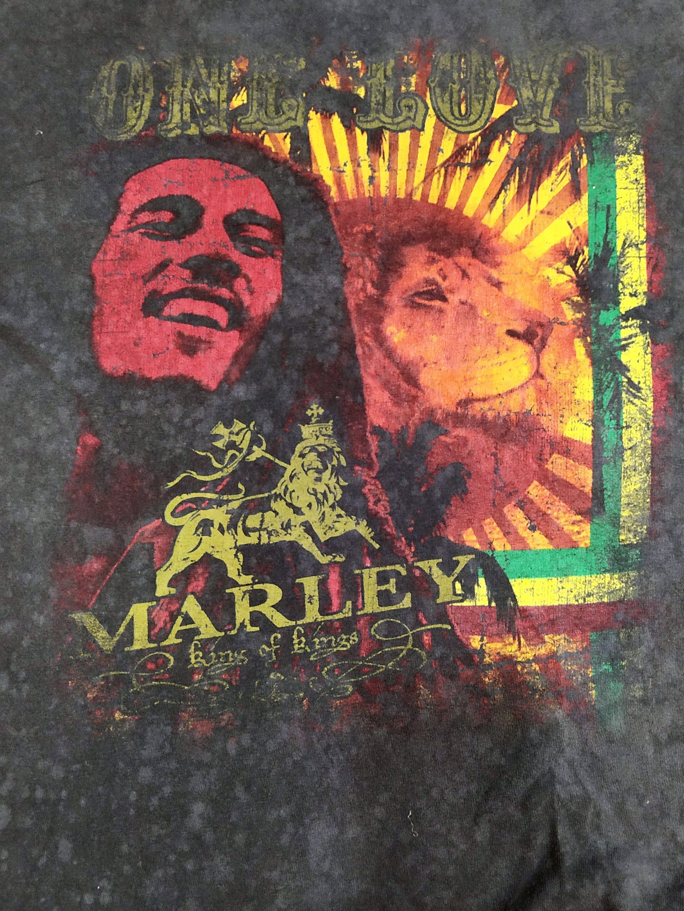 Band Tees Bob Marley Distressed Tshirt Size US L / EU 52-54 / 3 - 2 Thumbnail
