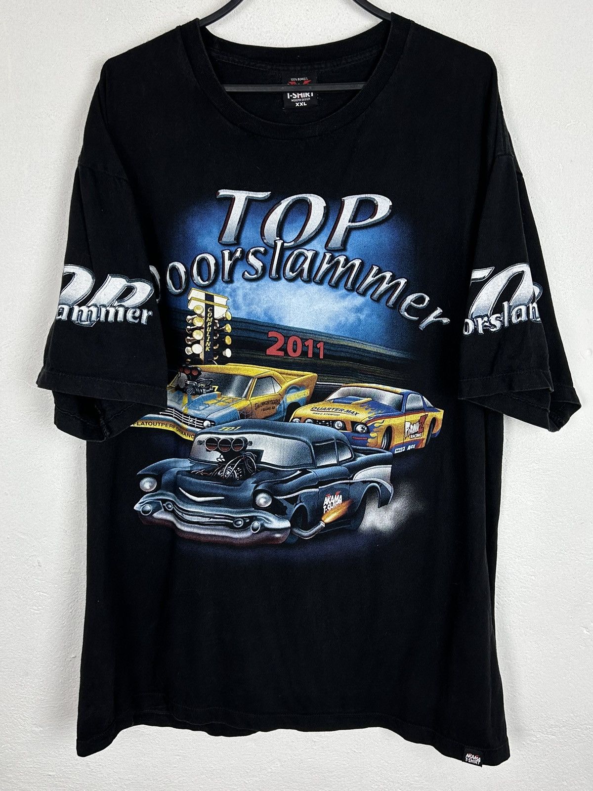 Vintage Vintage Top Doorslammer Drag Racing 2011 Graphic T-Shirt Size US XXL / EU 58 / 5 - 1 Thumbnail