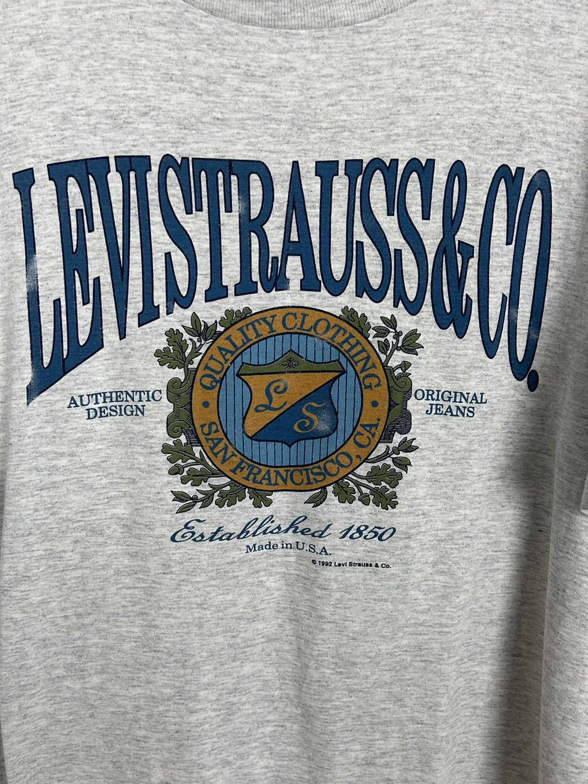 Levi's 90s Vintage Levi's 1992 Licensed Single Stitch T-Shirt Size US XL / EU 56 / 4 - 2 Thumbnail