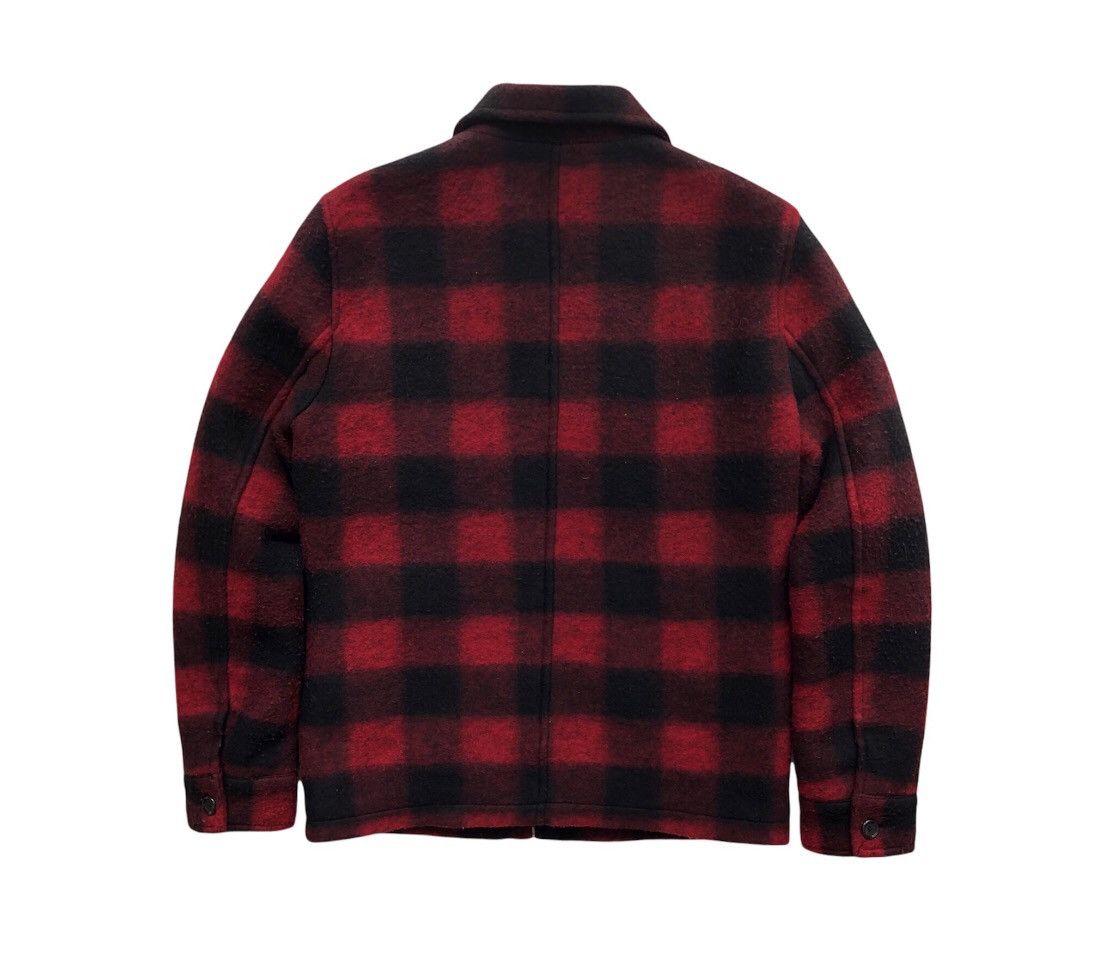 Zara Zara Men Outwear Red and Black Check Wooly and Fur Collar Size US M / EU 48-50 / 2 - 13 Thumbnail
