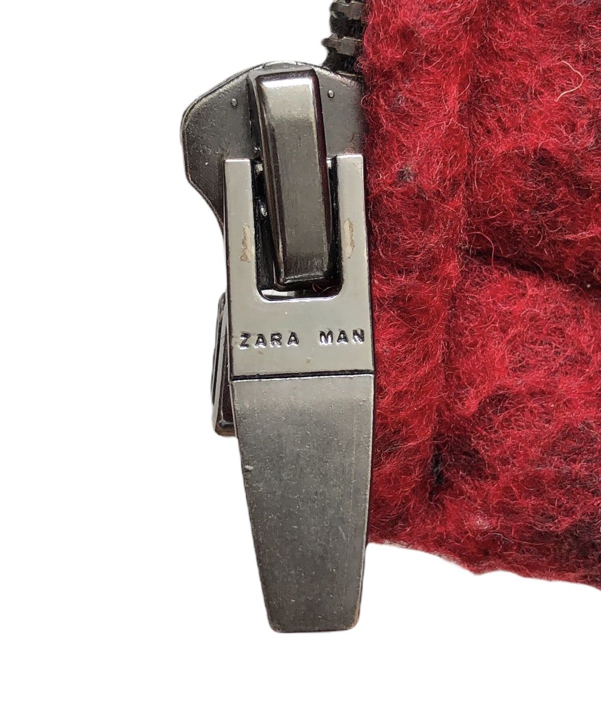 Zara Zara Men Outwear Red and Black Check Wooly and Fur Collar Size US M / EU 48-50 / 2 - 16 Thumbnail