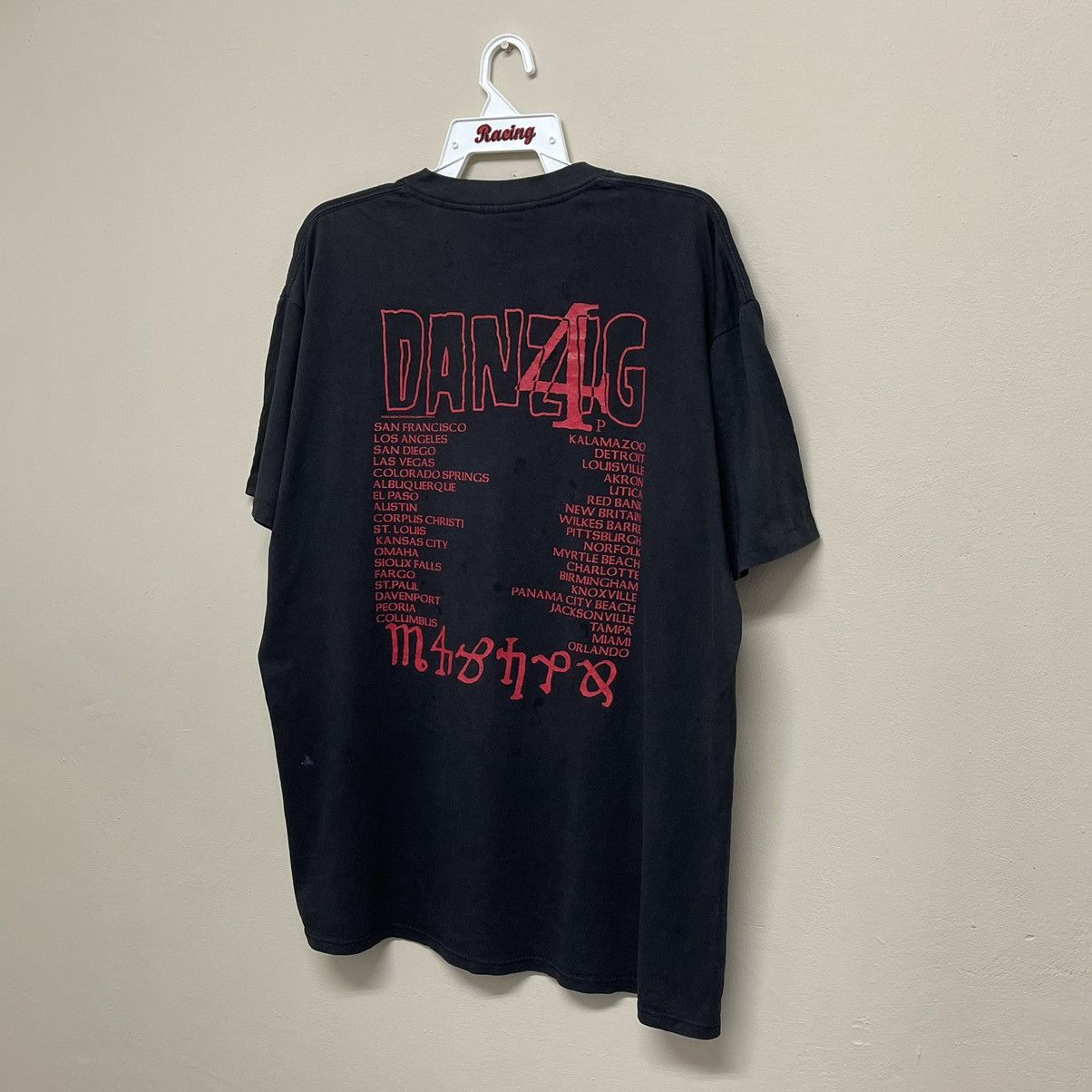 Band Tees × Vintage Danzig Vintage 1994 T-Shirt Little Whip Misfits Glenn Danzig Size US XL / EU 56 / 4 - 8 Thumbnail