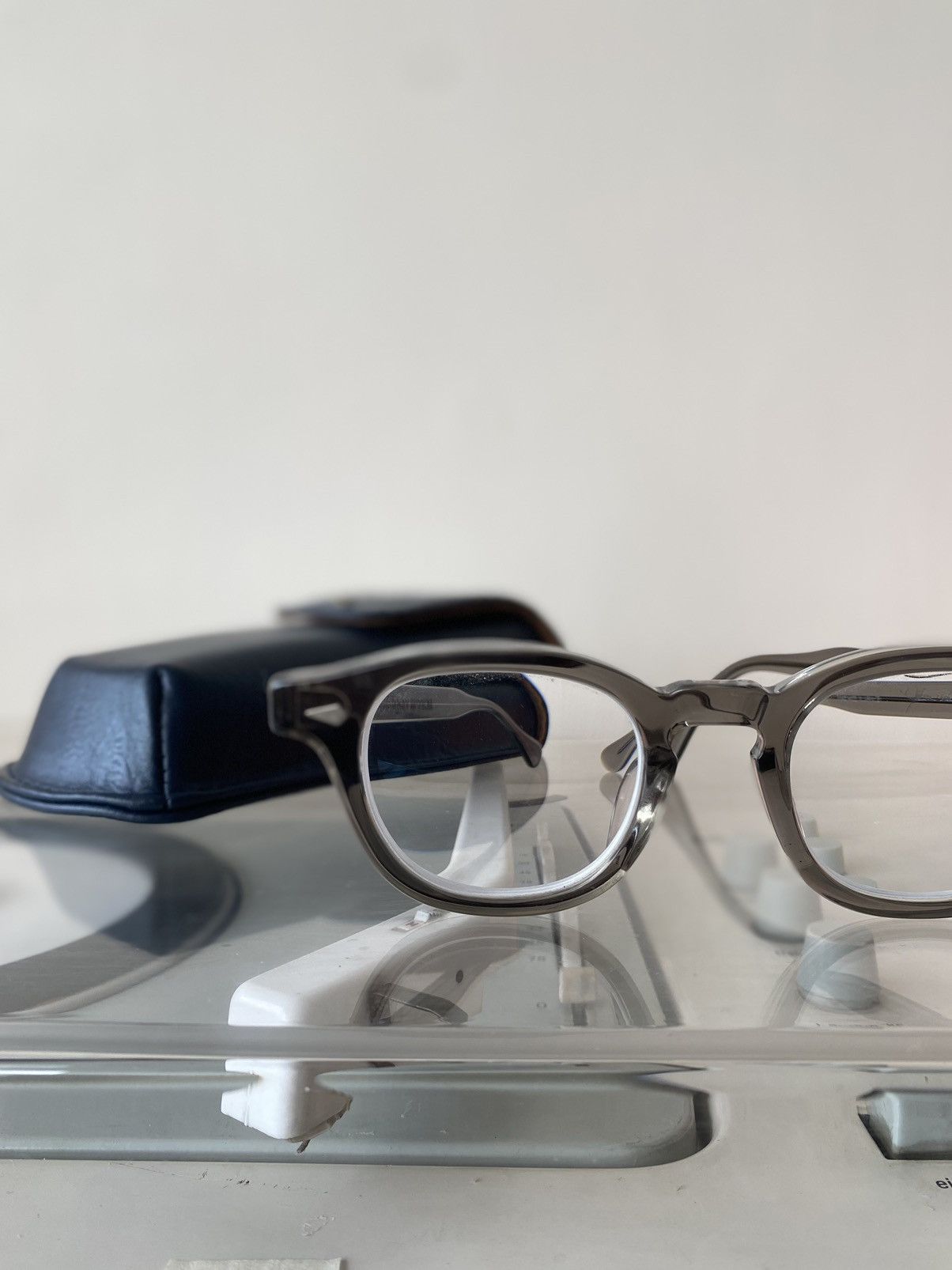 Japanese Brand Julius Tart AR-46 Glasses Grey TVR Yellows Plus Thom Browne Size 46 - 6 Thumbnail