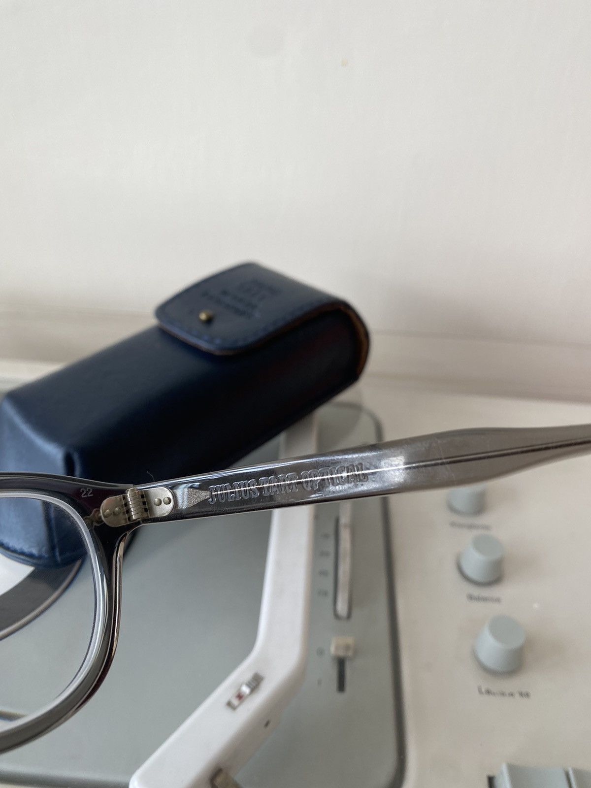 Japanese Brand Julius Tart AR-46 Glasses Grey TVR Yellows Plus Thom Browne Size 46 - 3 Thumbnail