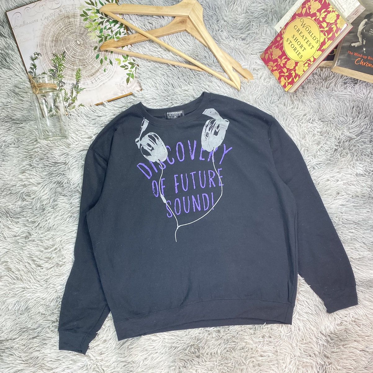 Japanese Brand × Vintage Vintage Commontage Japanese Brand Sweatshirt Size L Size US L / EU 52-54 / 3 - 1 Thumbnail