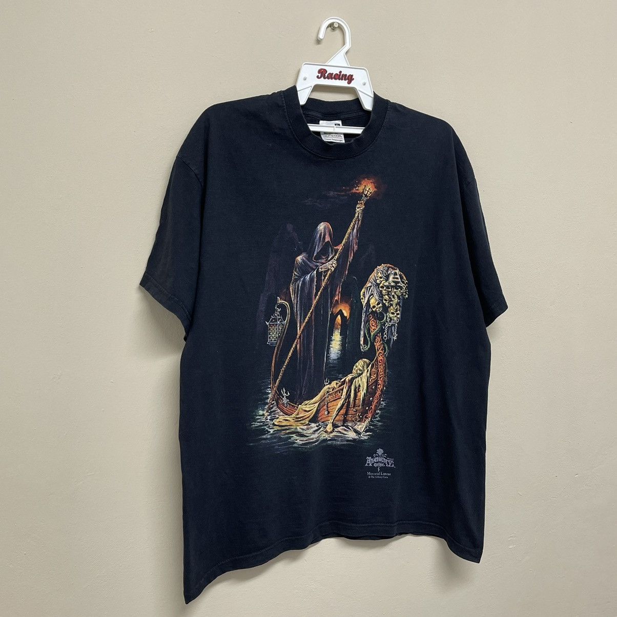 Vintage Brian Moser Vs The Grim Reaper Vintage Alchemy Gothic Site Size US XL / EU 56 / 4 - 5 Thumbnail