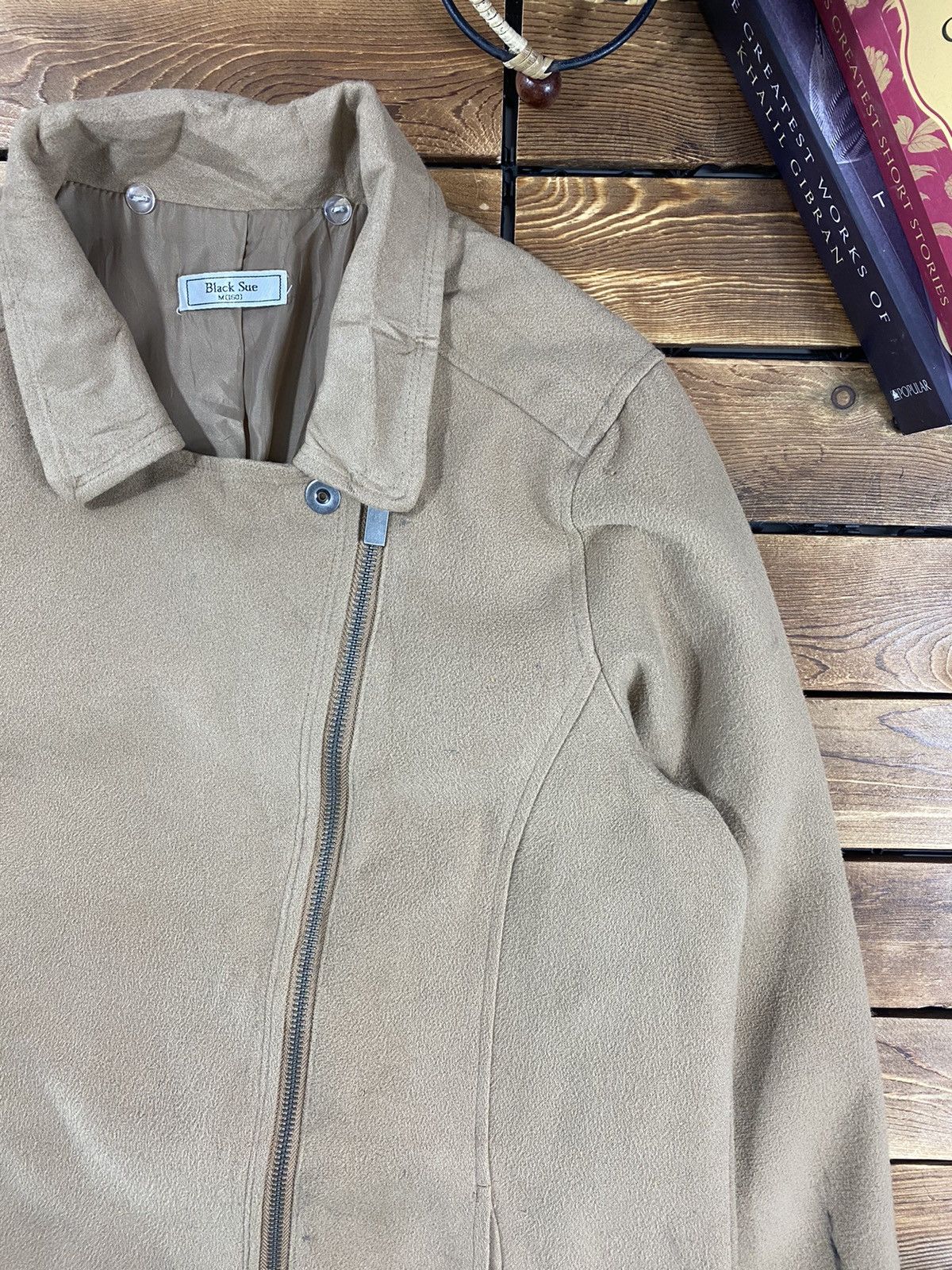 Japanese Brand × Vintage Vintage Black Sue Japanese Brand Punk Style Zip Size M Size M / US 6-8 / IT 42-44 - 5 Thumbnail