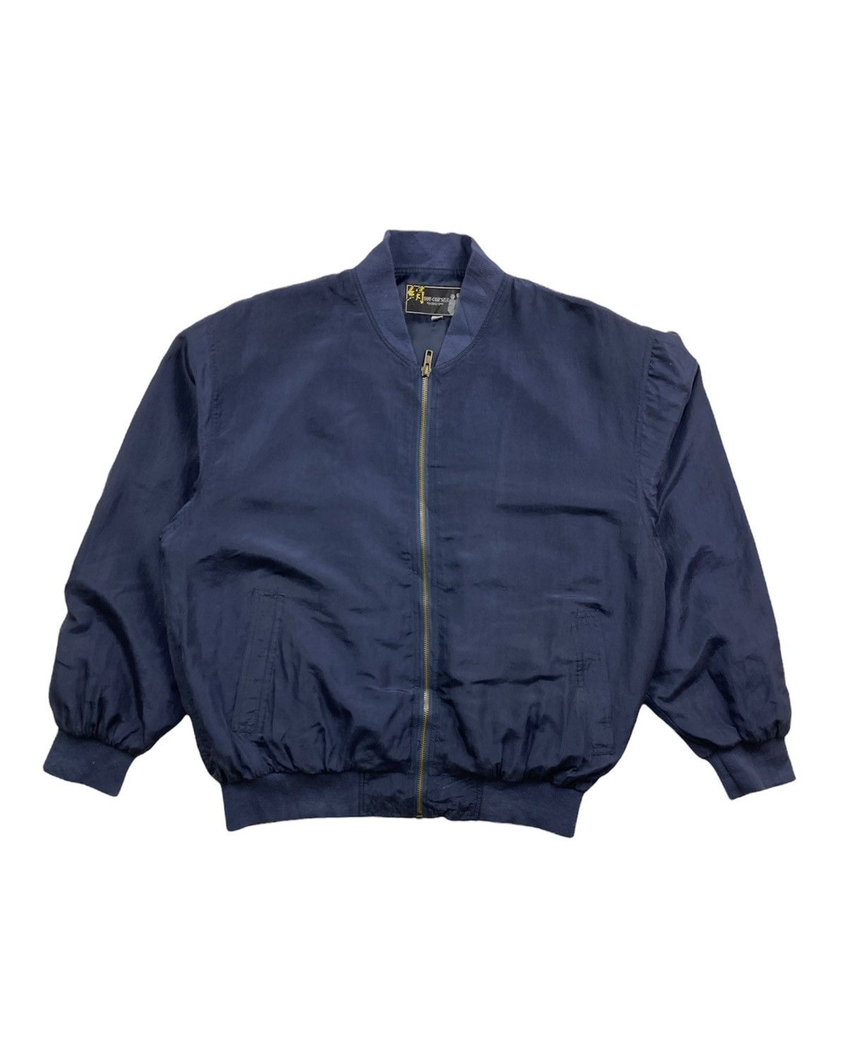 Japanese Brand × Vintage Vintage 80s 90s Silk Japanese Brand Silk Bomber Style Jacket Size US M / EU 48-50 / 2 - 1 Thumbnail