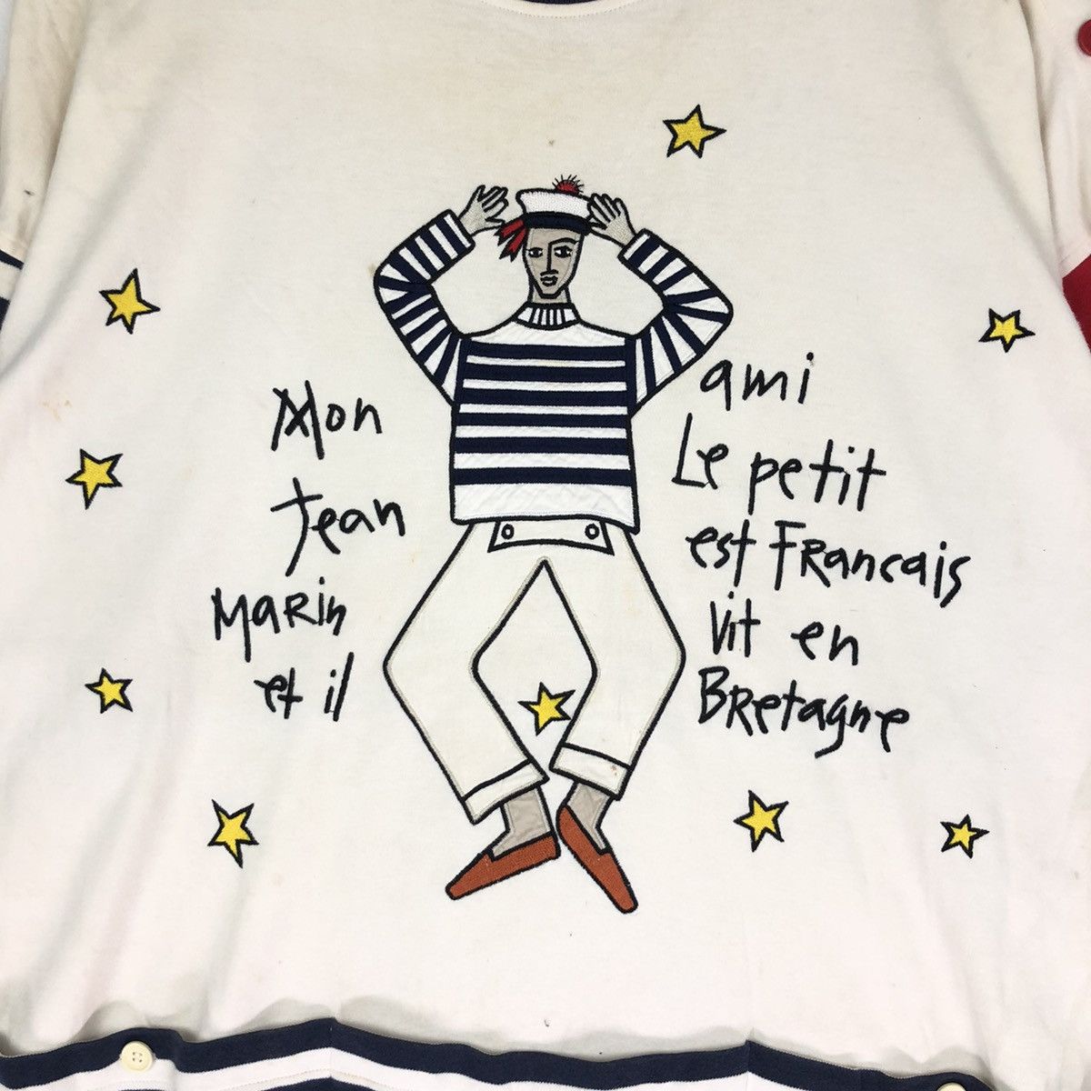 Jean Charles De Castelbajac × Vintage Pick! Jean charles de Castelbajac sport big spellout Size US L / EU 52-54 / 3 - 3 Thumbnail