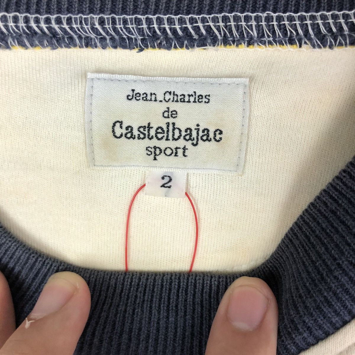 Jean Charles De Castelbajac × Vintage Pick! Jean charles de Castelbajac sport big spellout Size US L / EU 52-54 / 3 - 4 Thumbnail